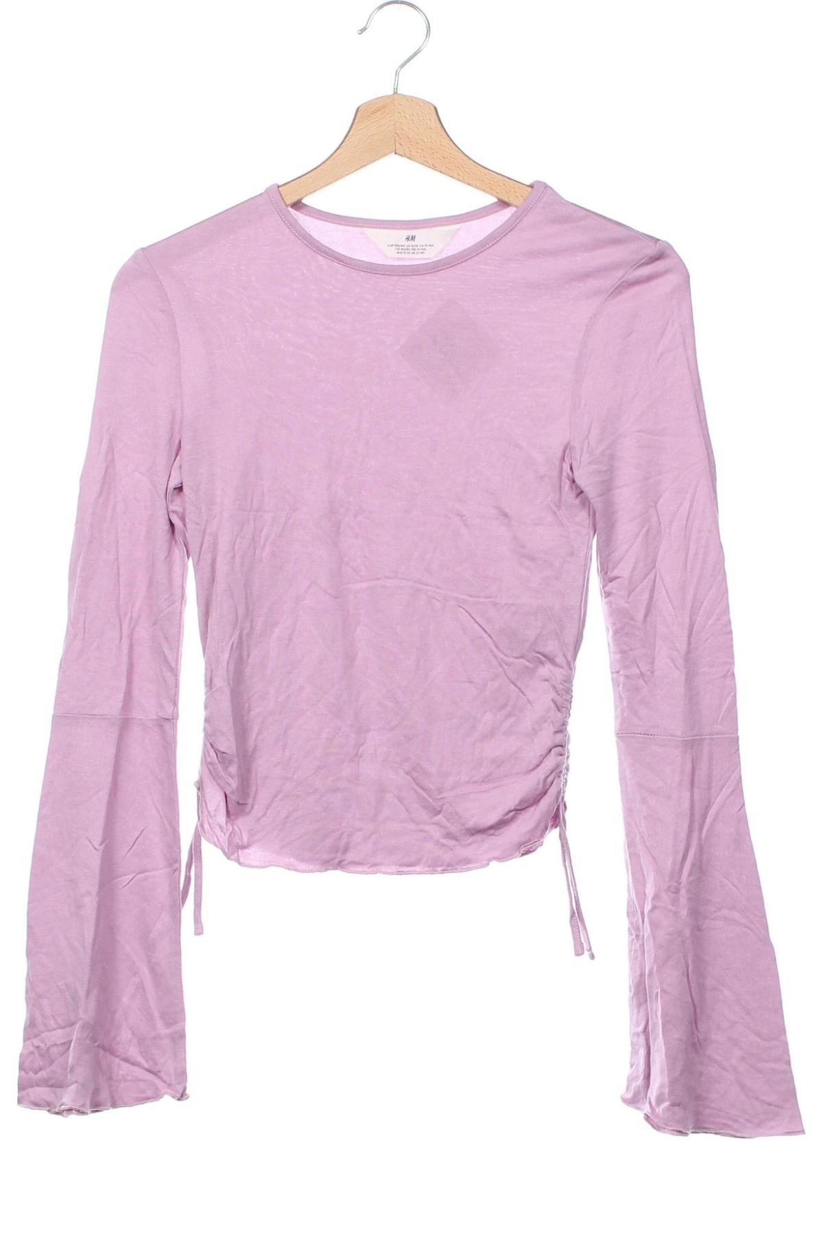 Kinder Shirt H&M, Größe 12-13y/ 158-164 cm, Farbe Lila, Preis € 4,49