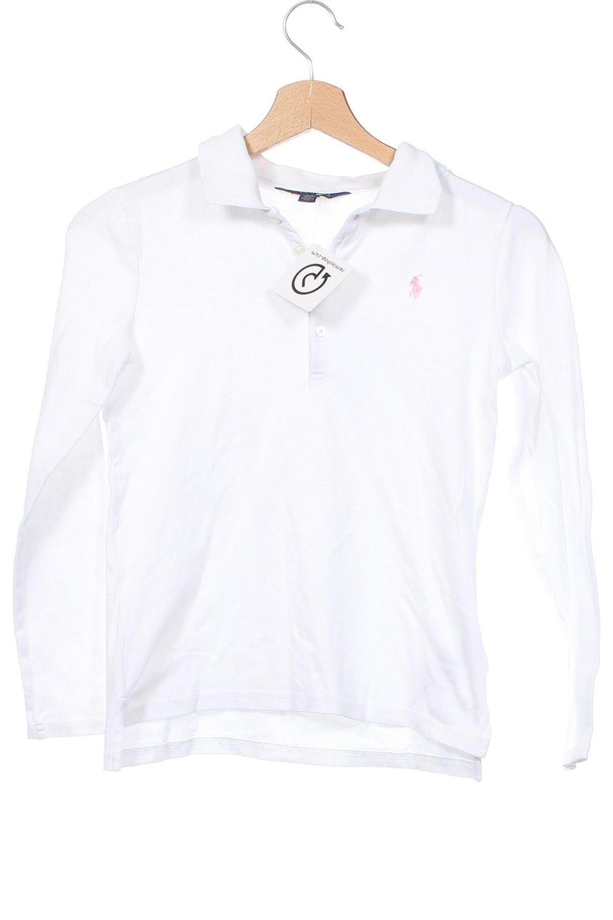 Dziecięca bluzka Polo By Ralph Lauren, Rozmiar 13-14y/ 164-168 cm, Kolor Biały, Cena 43,99 zł