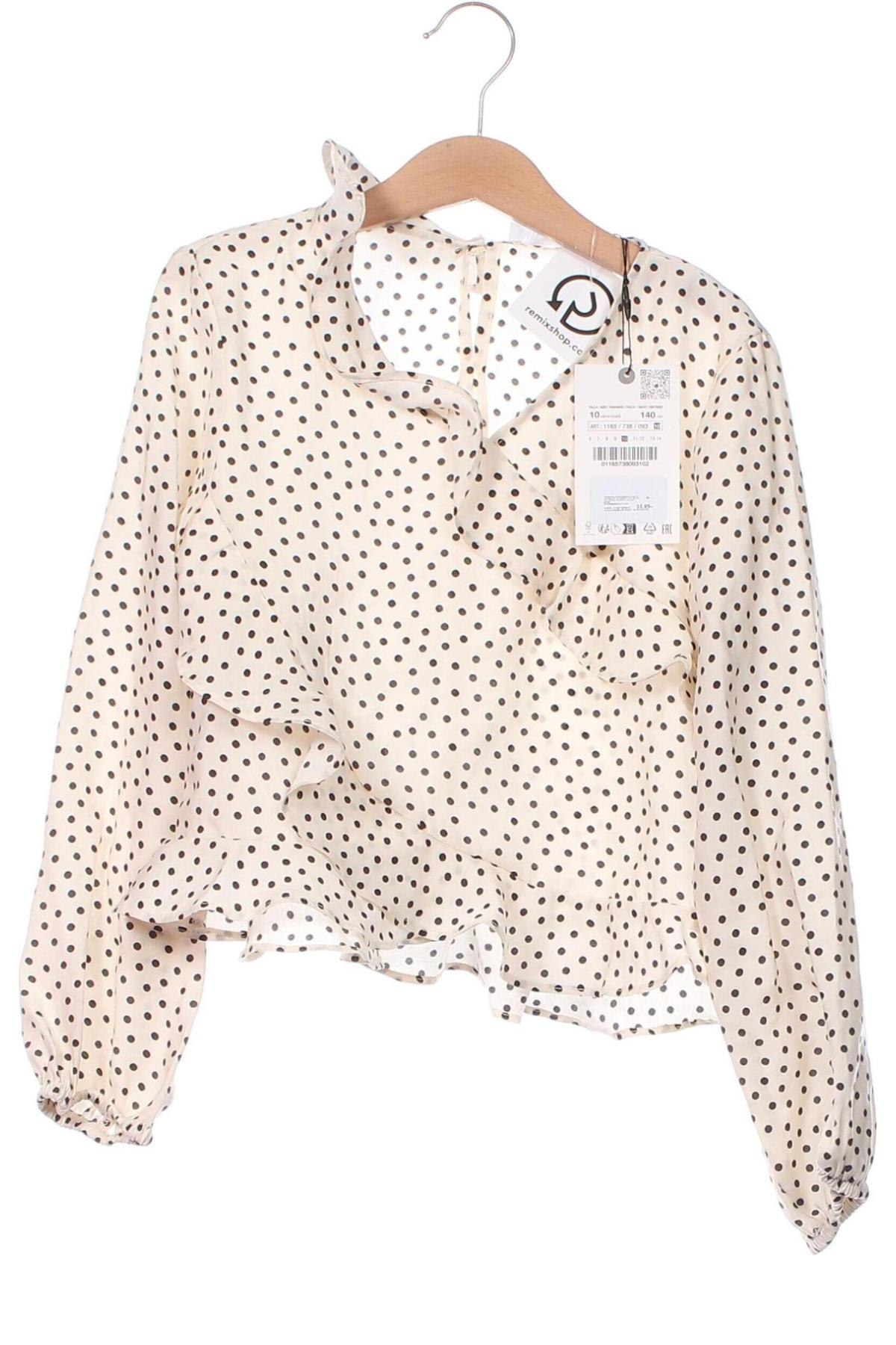 Kinder Shirt Zara, Größe 8-9y/ 134-140 cm, Farbe Beige, Preis € 15,35