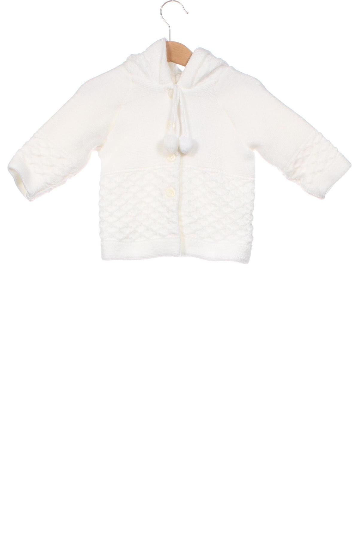 Kinder Strickjacke, Größe 2-3y/ 98-104 cm, Farbe Weiß, Preis € 6,49