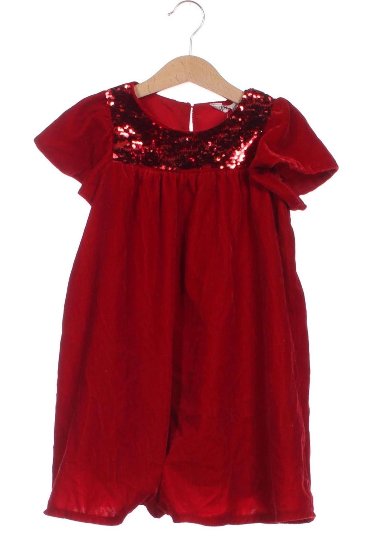 Kinderkleid H&M, Größe 4-5y/ 110-116 cm, Farbe Rot, Preis 5,99 €