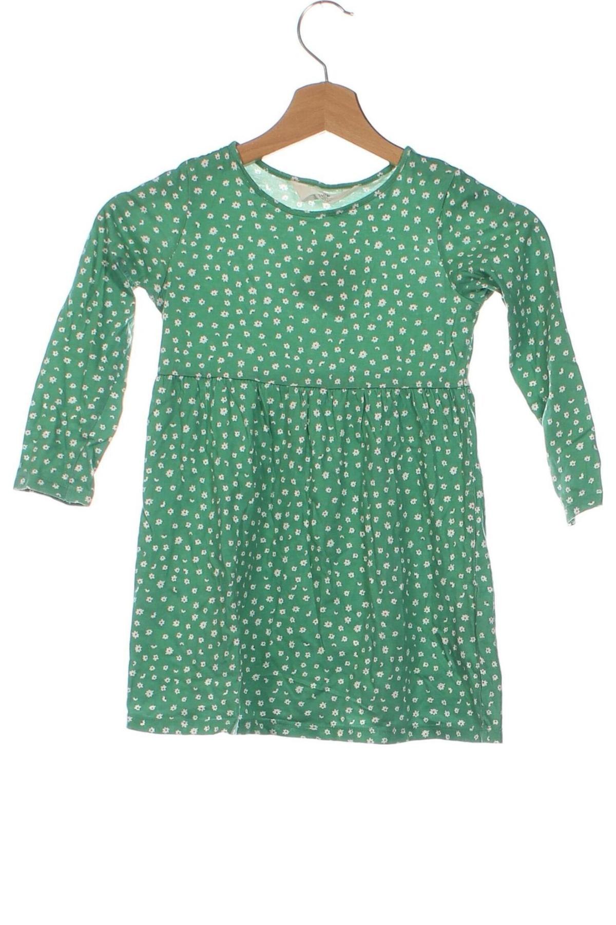 Rochie pentru copii H&M, Mărime 4-5y/ 110-116 cm, Culoare Verde, Preț 32,99 Lei