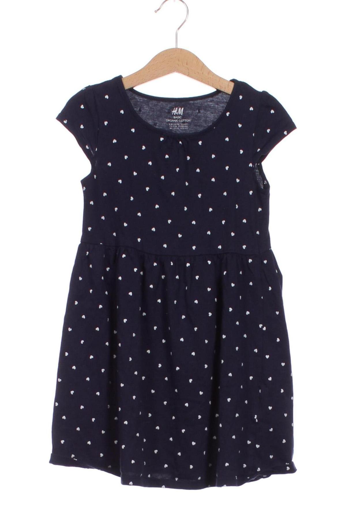 Kinderkleid H&M, Größe 4-5y/ 110-116 cm, Farbe Blau, Preis € 9,49