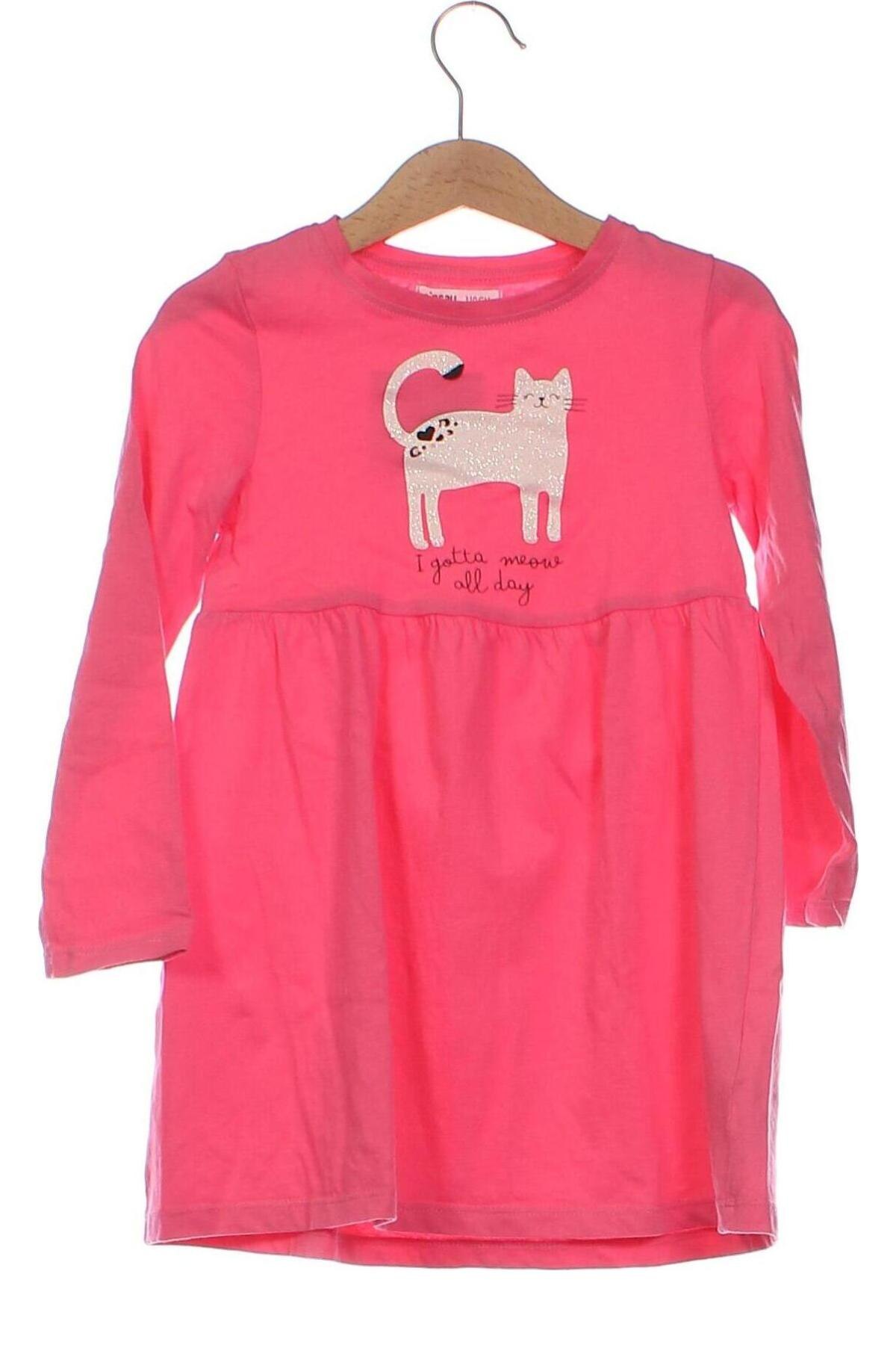 Kinderkleid Sinsay, Größe 3-4y/ 104-110 cm, Farbe Rosa, Preis € 5,49