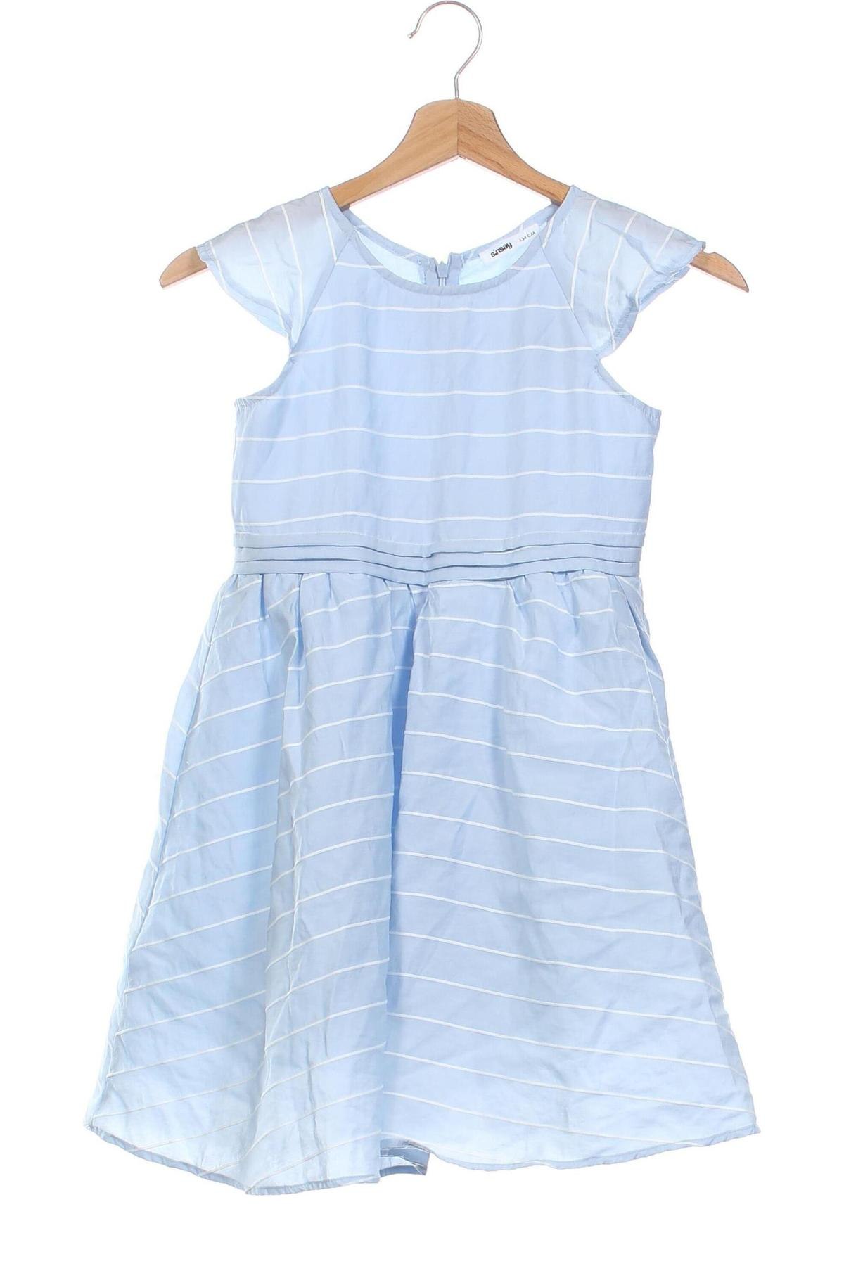 Kinderkleid Sinsay, Größe 7-8y/ 128-134 cm, Farbe Blau, Preis 5,49 €