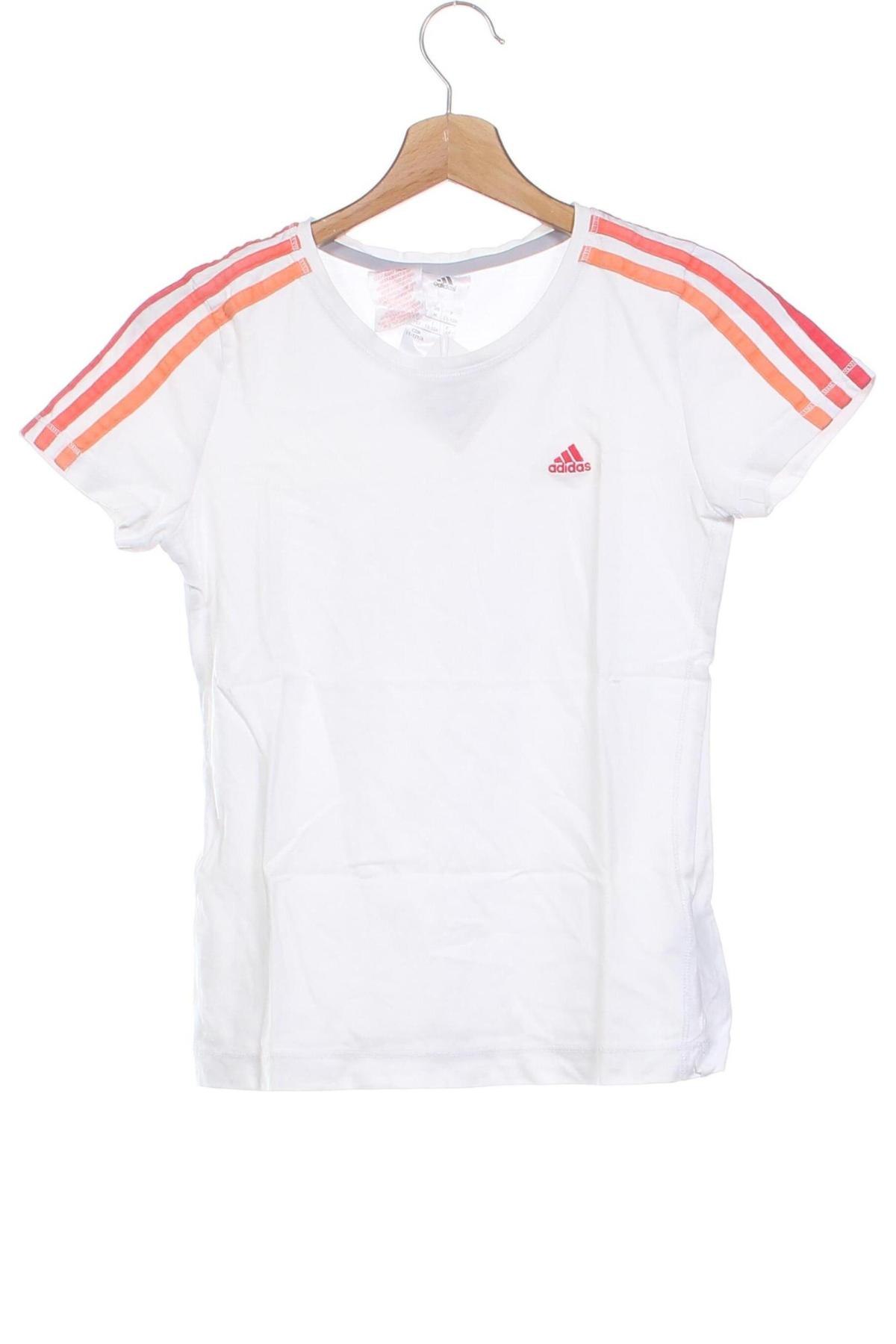 Dziecięcy T-shirt Adidas, Rozmiar 11-12y/ 152-158 cm, Kolor Biały, Cena 39,99 zł