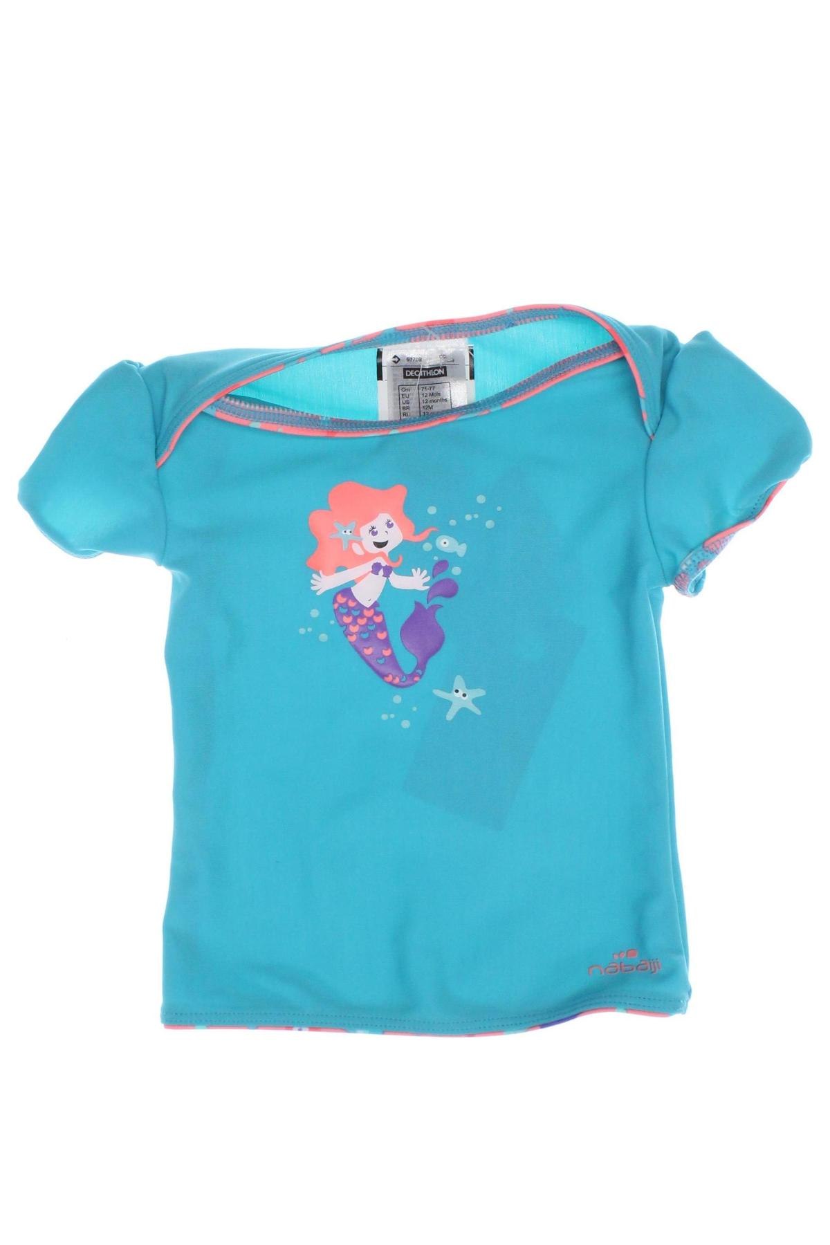 Kinder T-Shirt Decathlon, Größe 9-12m/ 74-80 cm, Farbe Blau, Preis € 6,99