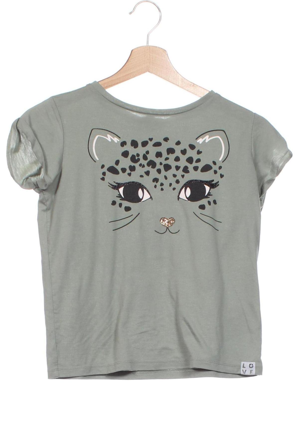 Kinder T-Shirt H&M, Größe 10-11y/ 146-152 cm, Farbe Grün, Preis 2,99 €