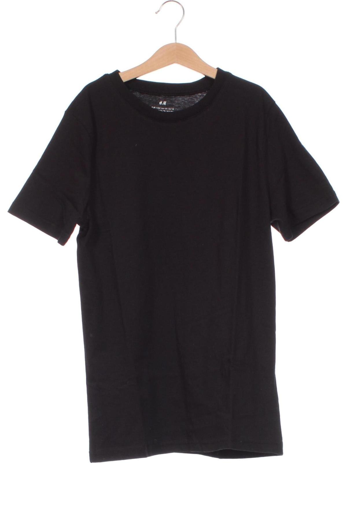 Tricou pentru copii H&M, Mărime 12-13y/ 158-164 cm, Culoare Negru, Preț 16,99 Lei