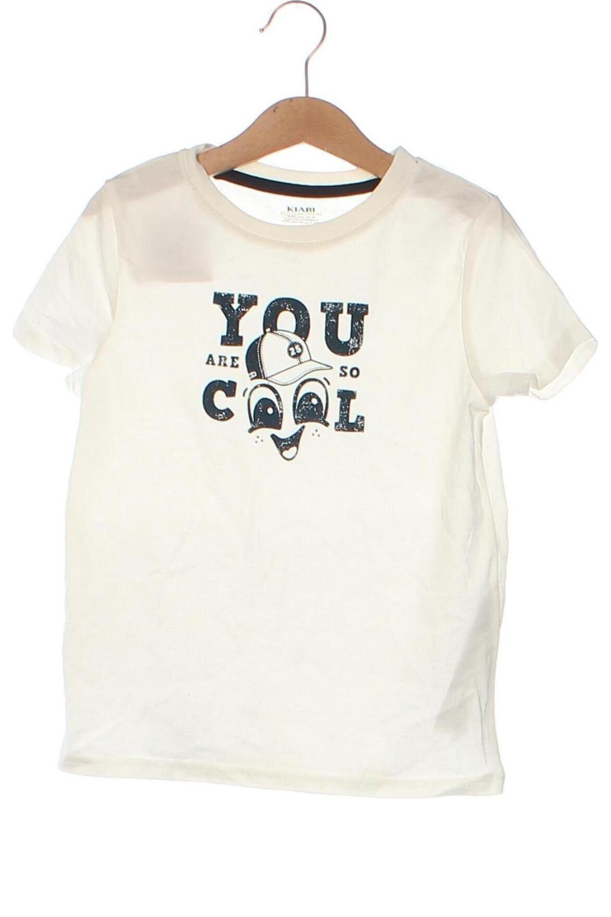 Tricou pentru copii Kiabi, Mărime 4-5y/ 110-116 cm, Culoare Alb, Preț 48,47 Lei