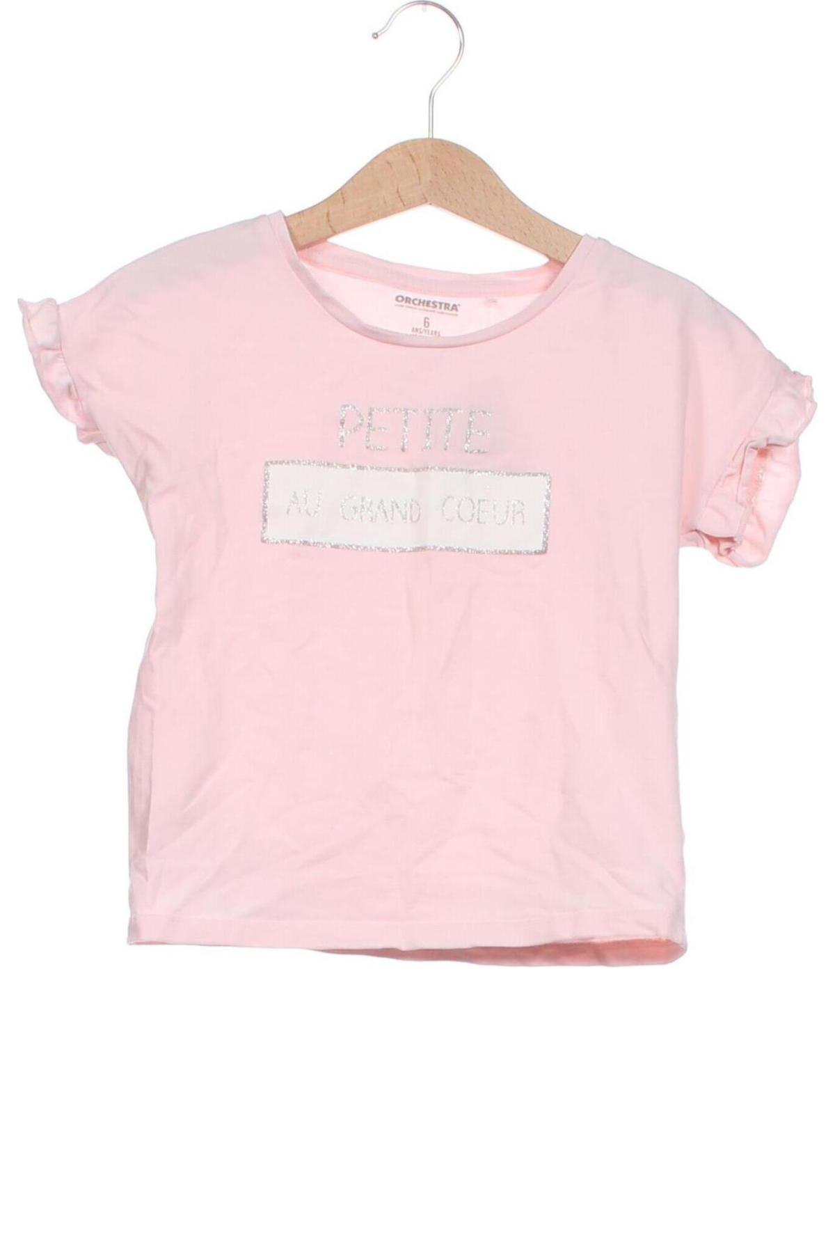 Kinder T-Shirt Orchestra, Größe 5-6y/ 116-122 cm, Farbe Rosa, Preis 2,99 €