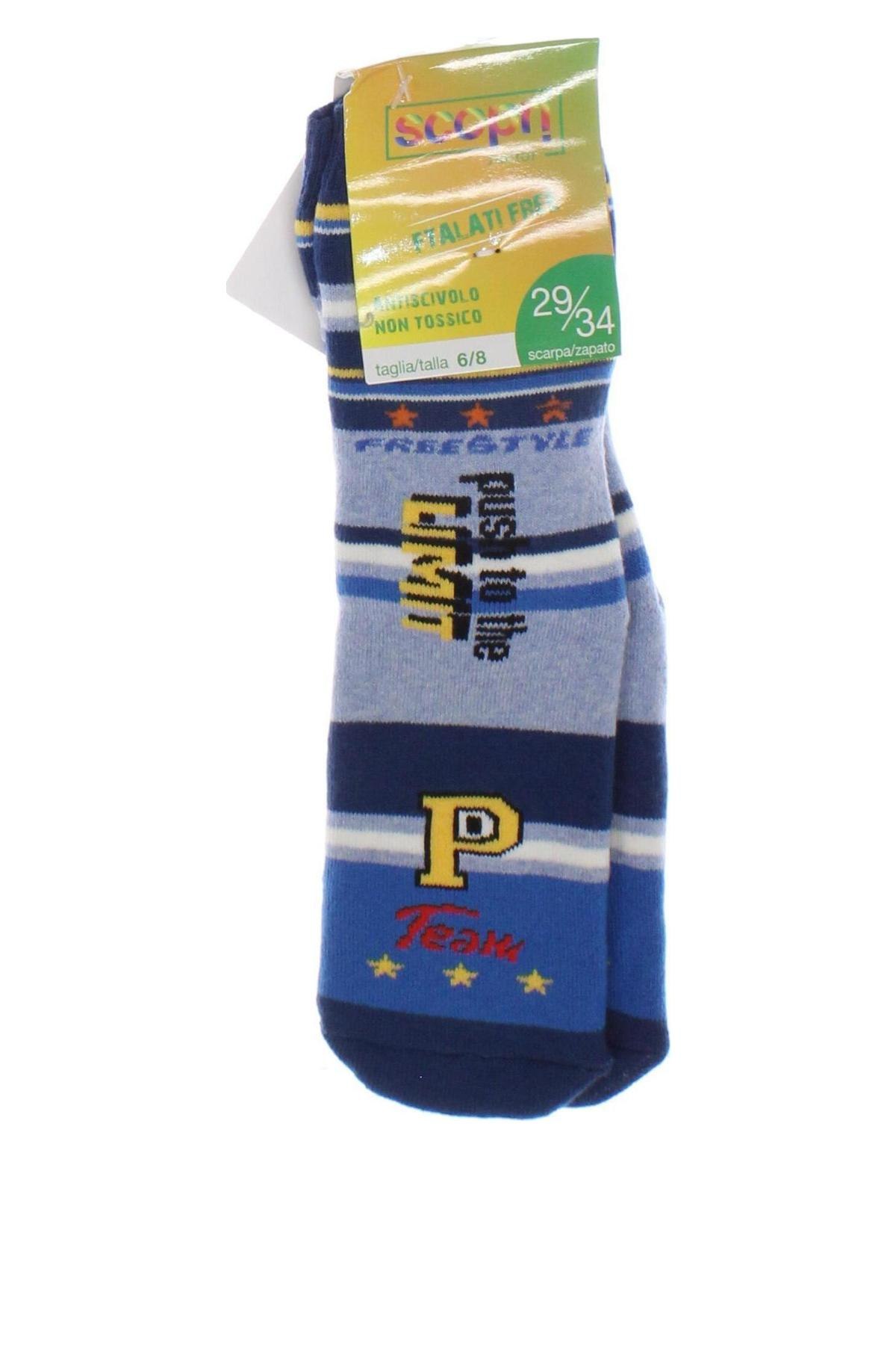 Kinder Socken, Größe 5-6y/ 116-122 cm, Farbe Blau, Preis 9,99 €