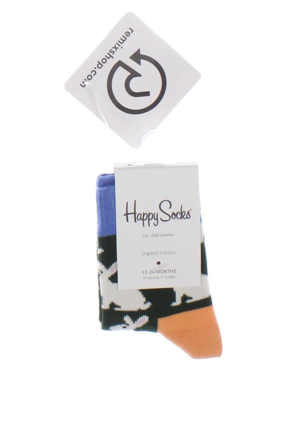 Детски чорапи Happy Socks, Размер 18-24m/ 86-98 см, Цвят Многоцветен, Цена 6,99 лв.