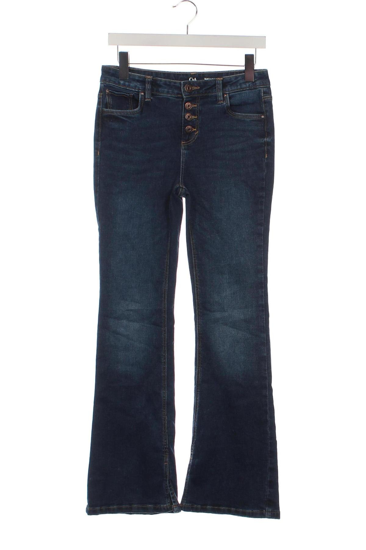 Kinderjeans C&A, Größe 12-13y/ 158-164 cm, Farbe Blau, Preis 7,49 €