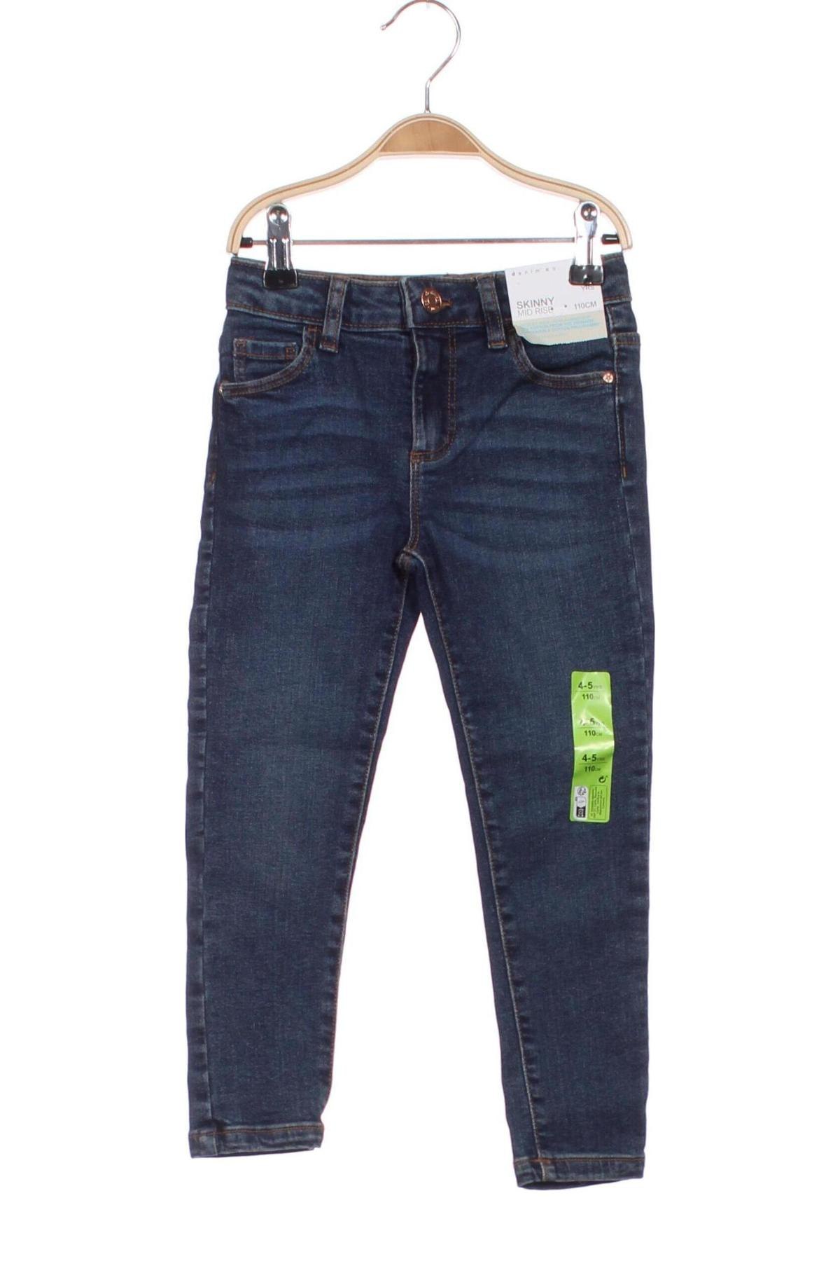 Blugi pentru copii Denim&Co., Mărime 4-5y/ 110-116 cm, Culoare Albastru, Preț 78,99 Lei