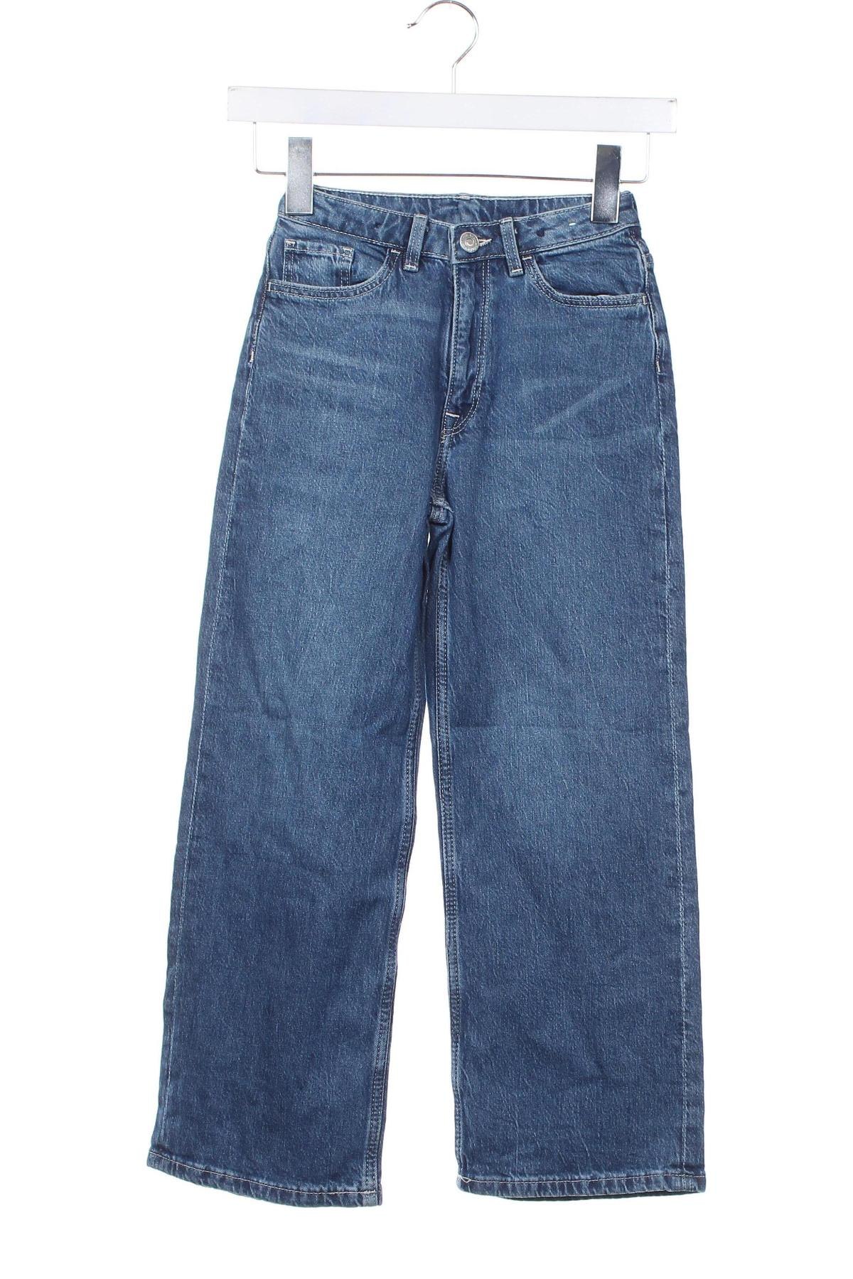 Kinderjeans H&M, Größe 7-8y/ 128-134 cm, Farbe Blau, Preis 11,49 €