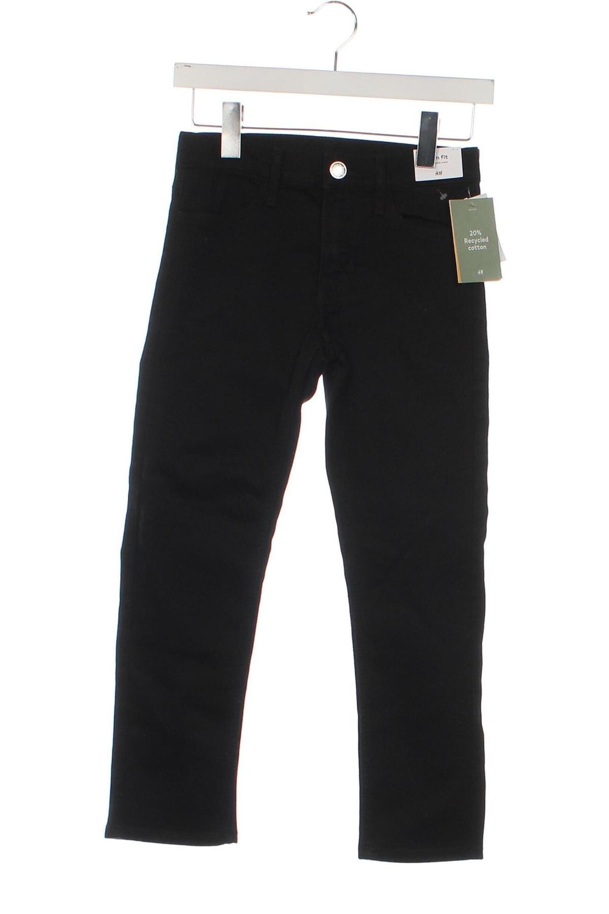 Kinderjeans H&M, Größe 8-9y/ 134-140 cm, Farbe Schwarz, Preis 15,99 €