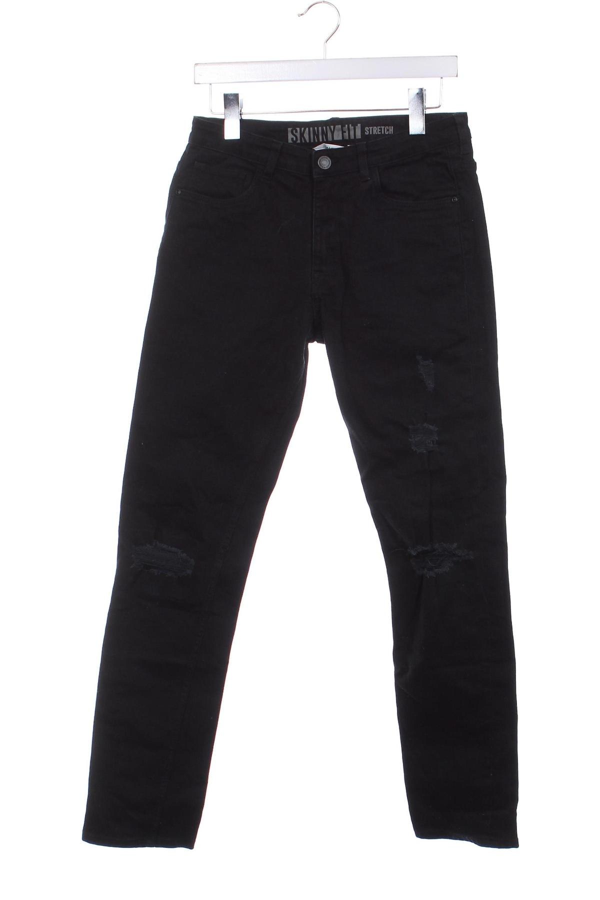 Kinderjeans H&M, Größe 13-14y/ 164-168 cm, Farbe Schwarz, Preis € 9,49