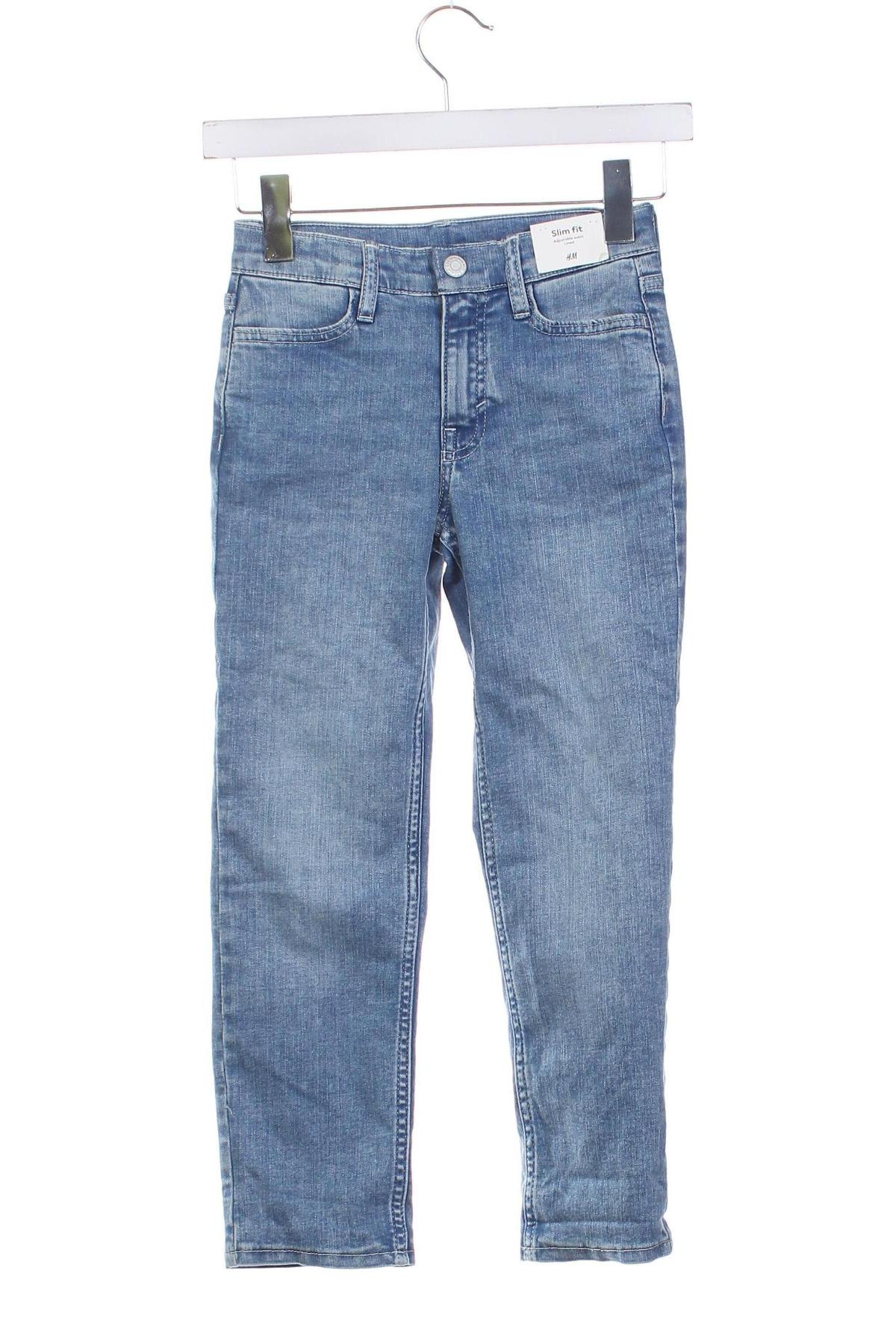 Dziecięce jeansy H&M, Rozmiar 6-7y/ 122-128 cm, Kolor Niebieski, Cena 68,94 zł