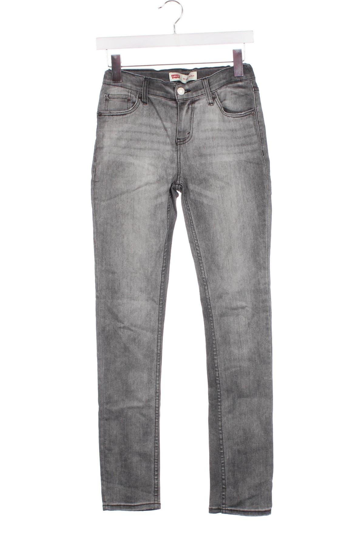 Blugi pentru copii Levi's, Mărime 12-13y/ 158-164 cm, Culoare Gri, Preț 101,99 Lei