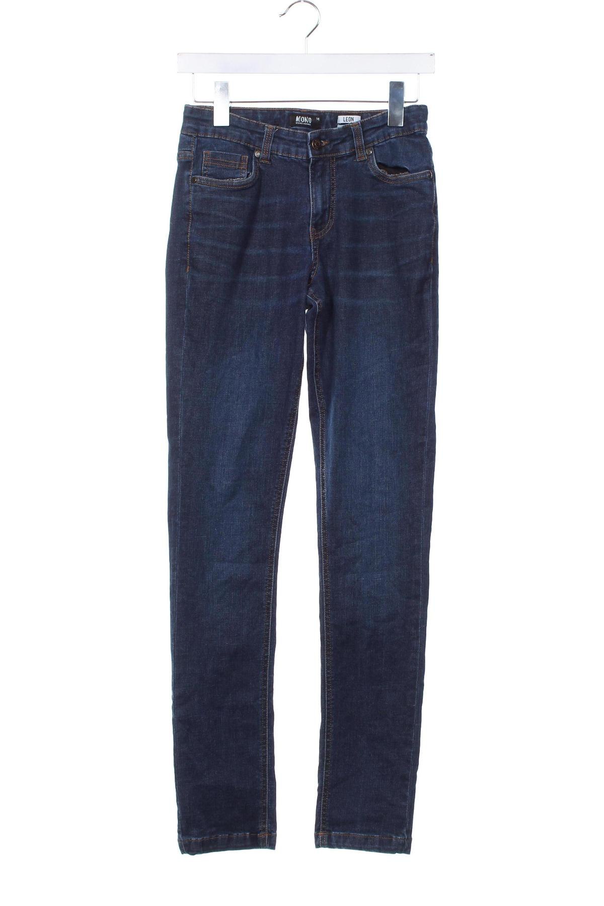 Kinderjeans Mono, Größe 13-14y/ 164-168 cm, Farbe Blau, Preis € 7,99