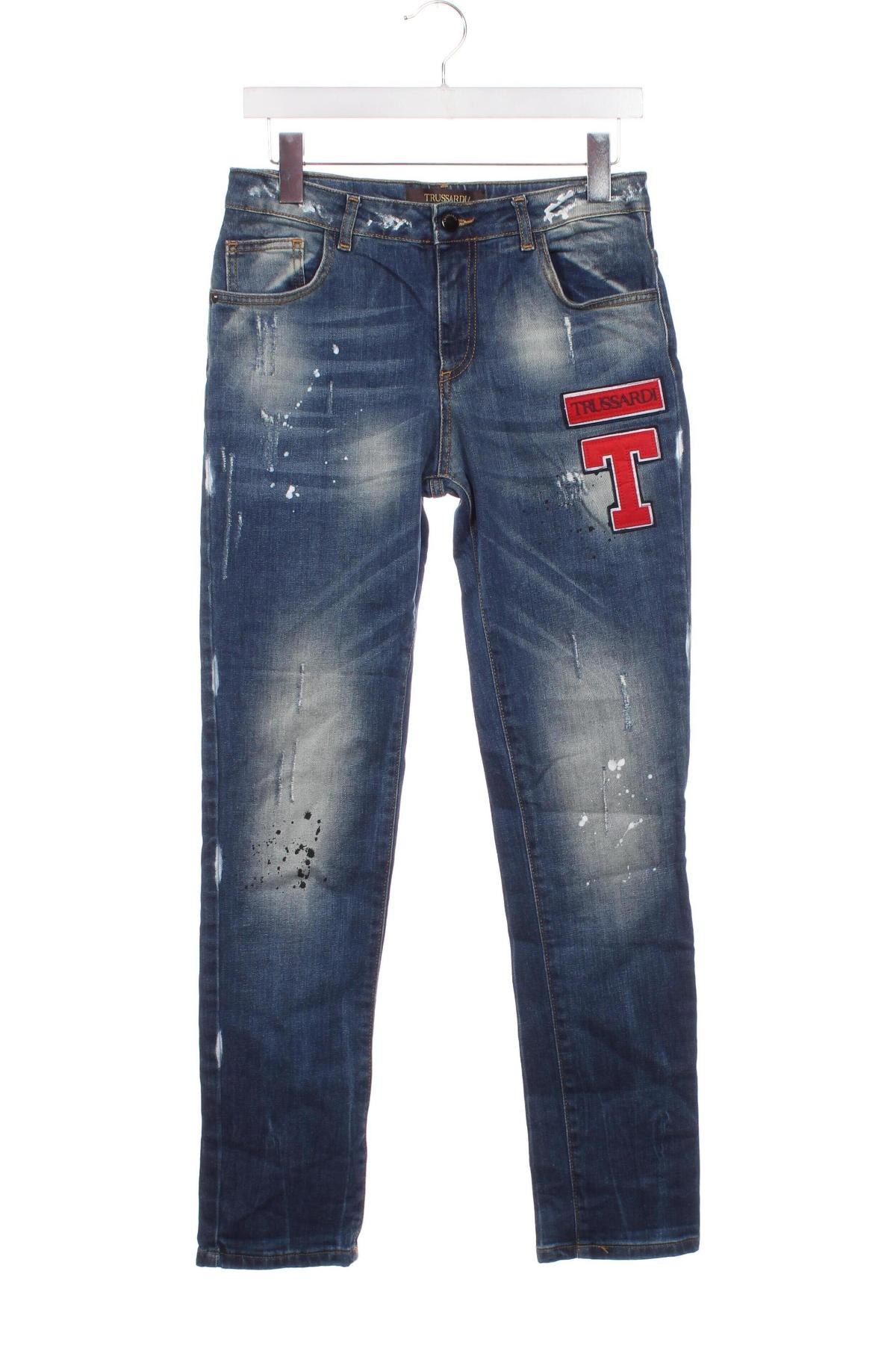 Kinderjeans Trussardi, Größe 15-18y/ 170-176 cm, Farbe Blau, Preis 43,49 €