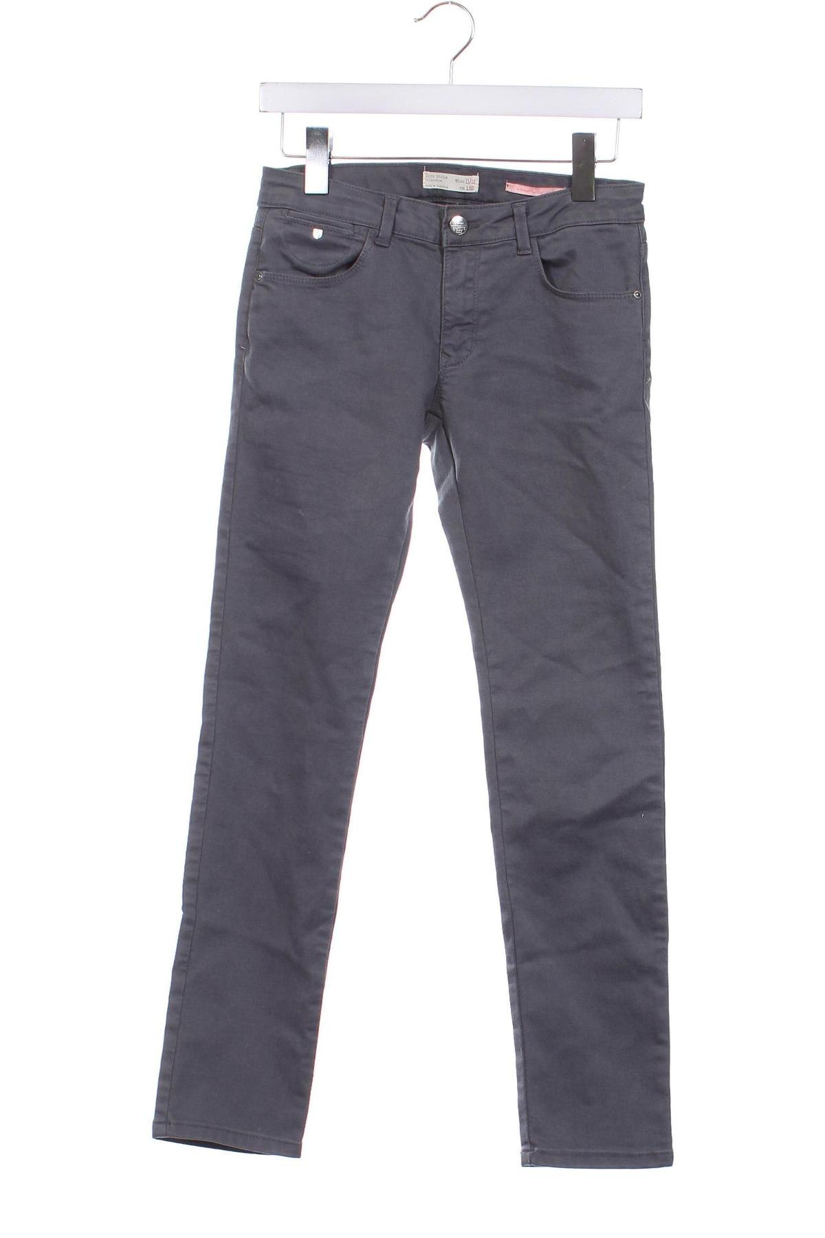 Kinderjeans Zara Kids, Größe 11-12y/ 152-158 cm, Farbe Grau, Preis 5,49 €