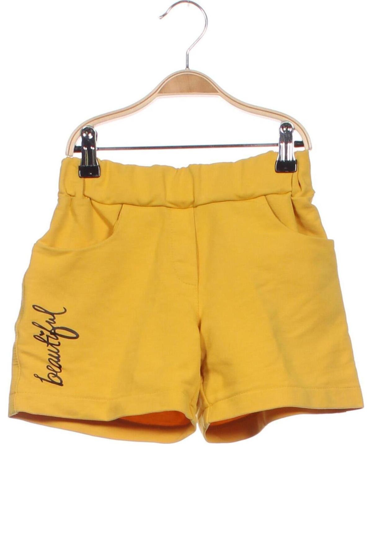 Kinder Shorts, Größe 3-4y/ 104-110 cm, Farbe Gelb, Preis 4,99 €