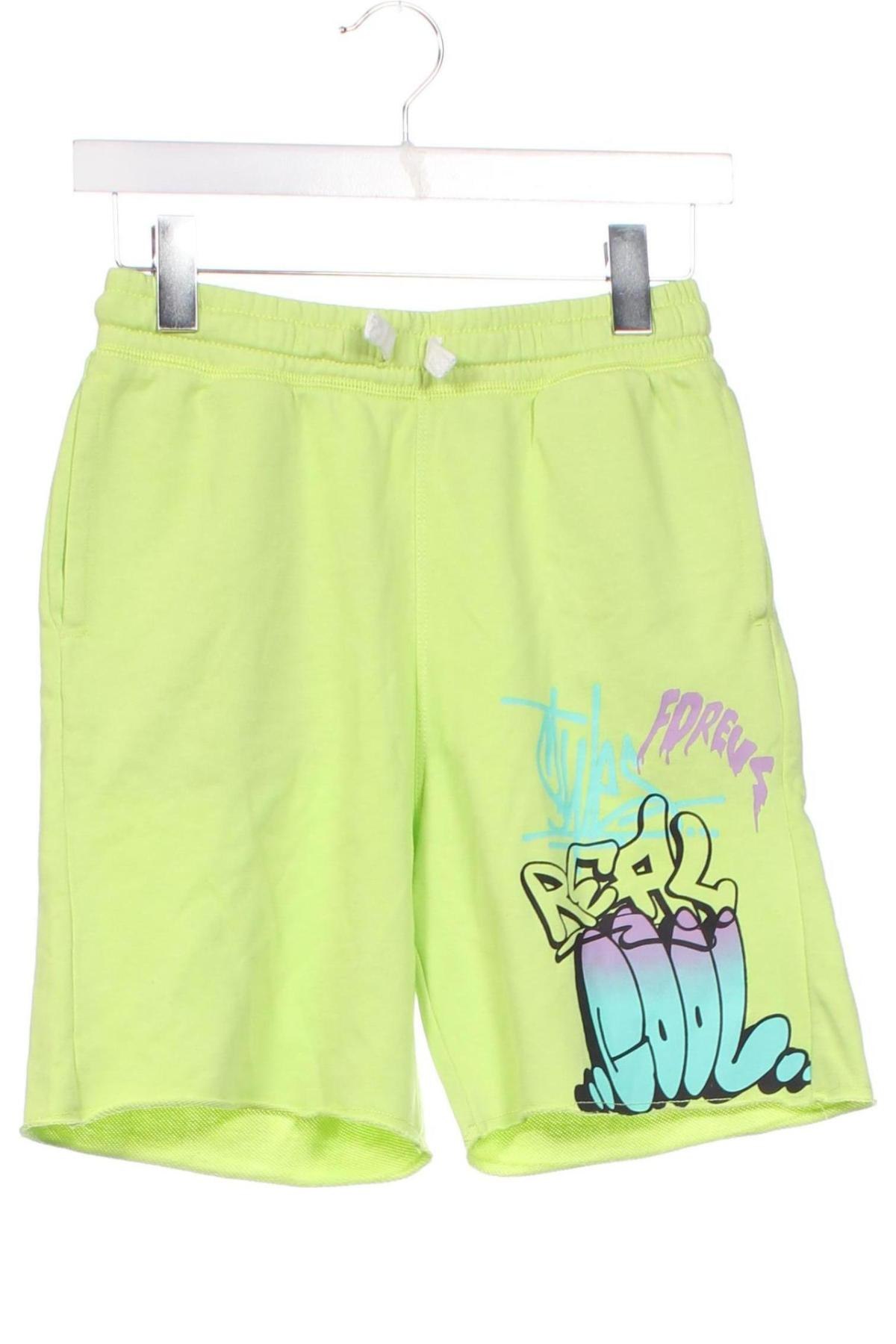 Kinder Shorts H&M, Größe 10-11y/ 146-152 cm, Farbe Grün, Preis 3,99 €