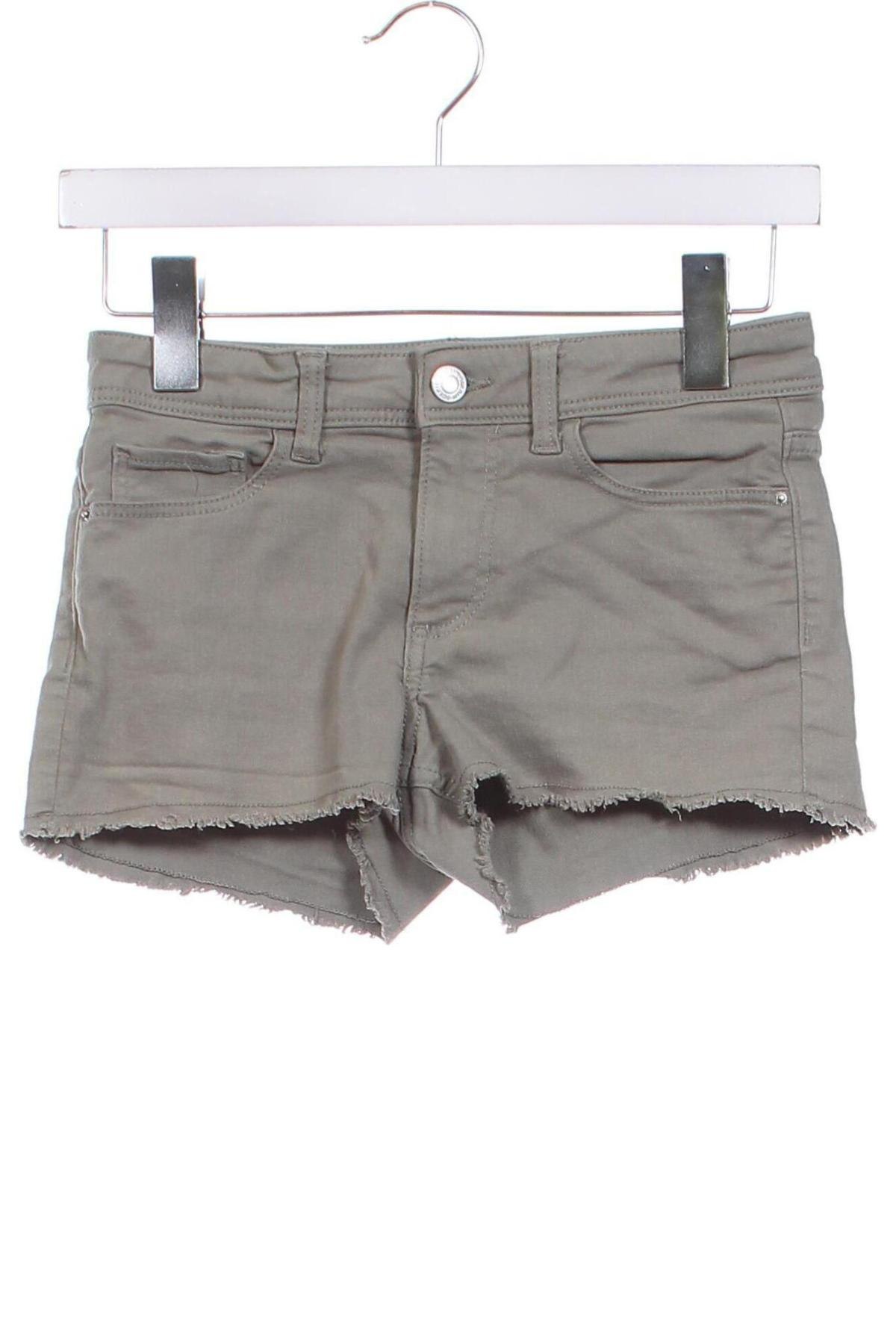 Kinder Shorts H&M, Größe 11-12y/ 152-158 cm, Farbe Grün, Preis 4,49 €