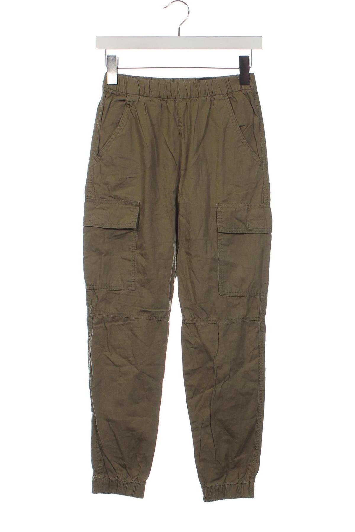 Pantaloni pentru copii H&M, Mărime 10-11y/ 146-152 cm, Culoare Verde, Preț 38,99 Lei