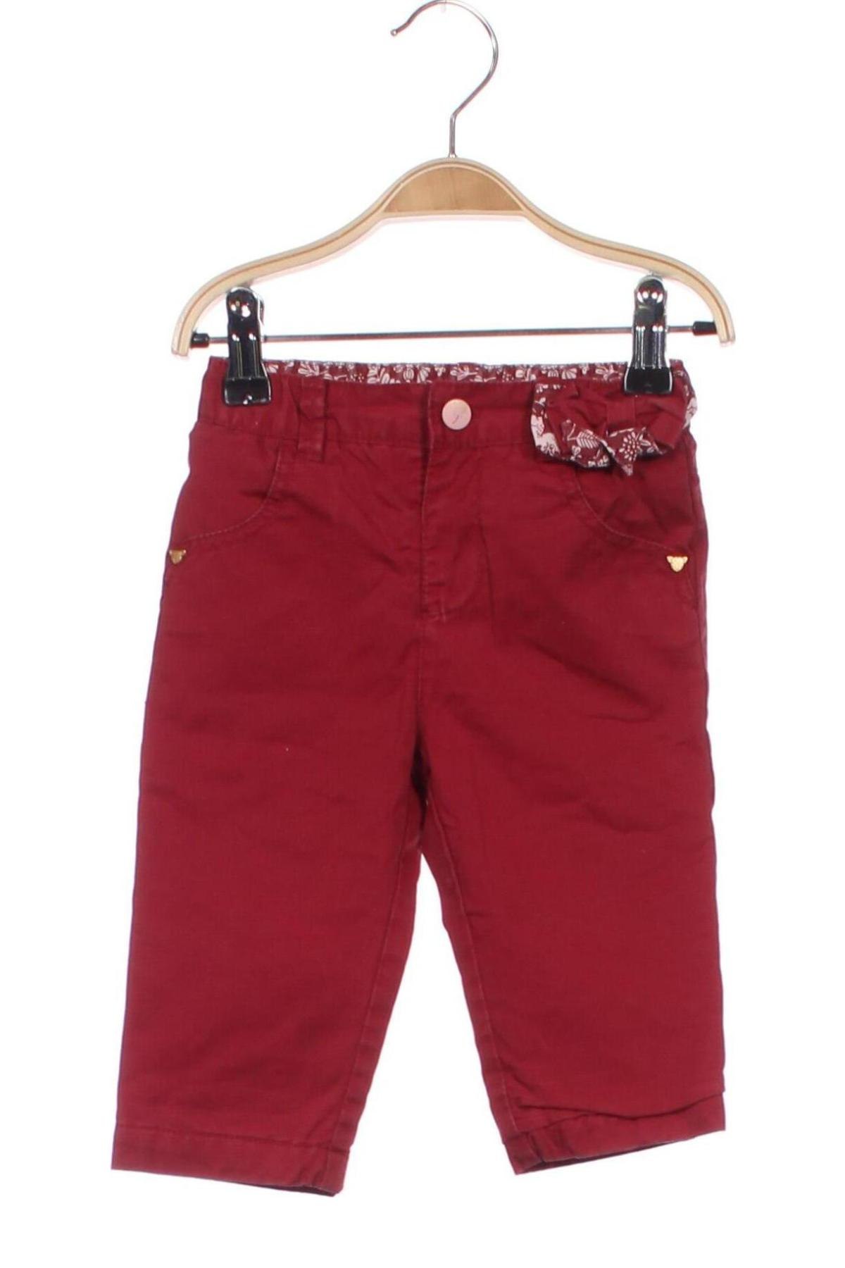 Pantaloni pentru copii Sergent Major, Mărime 6-9m/ 68-74 cm, Culoare Roșu, Preț 38,99 Lei