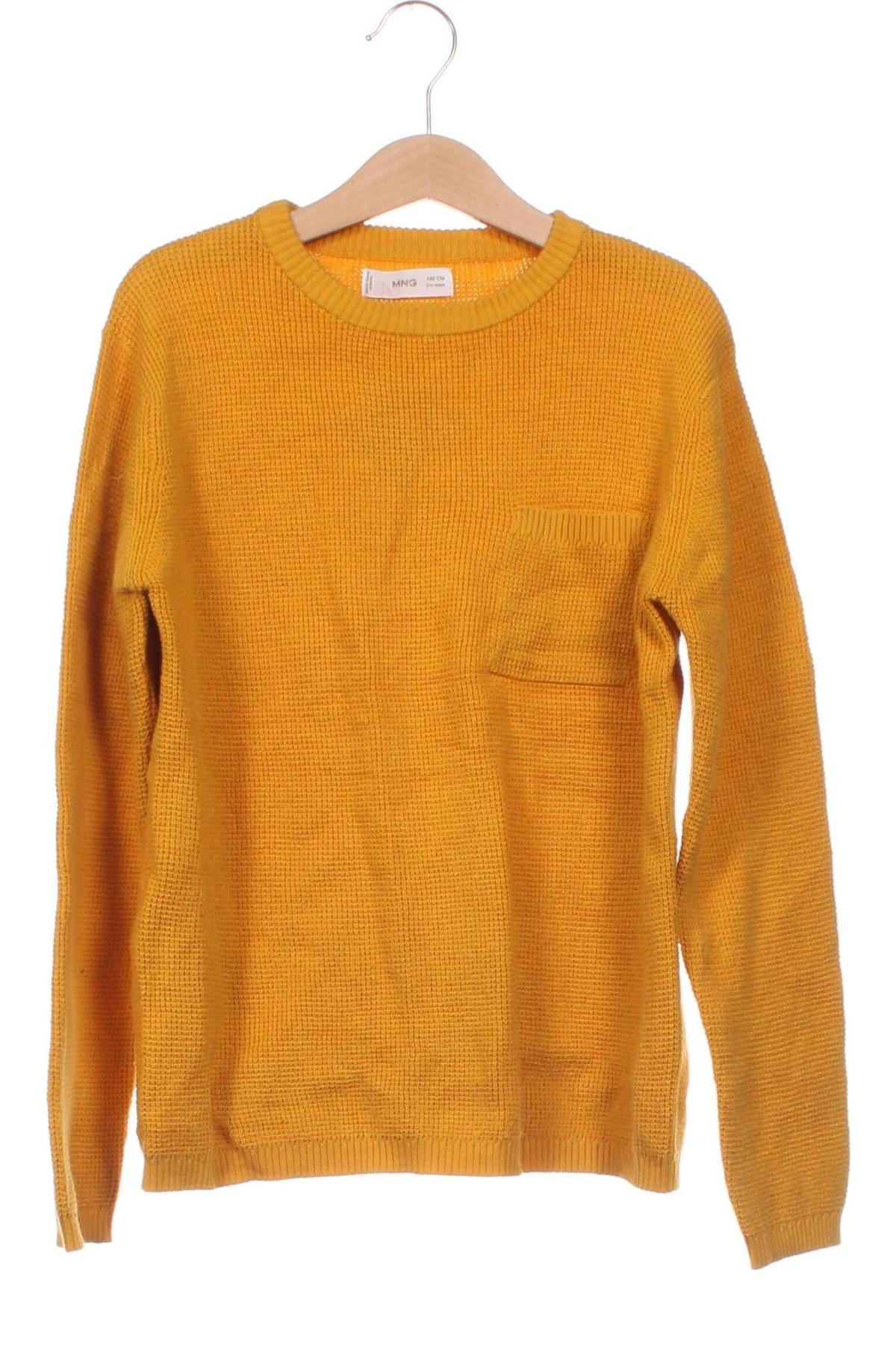 Dziecięcy sweter Mango, Rozmiar 8-9y/ 134-140 cm, Kolor Żółty, Cena 24,99 zł