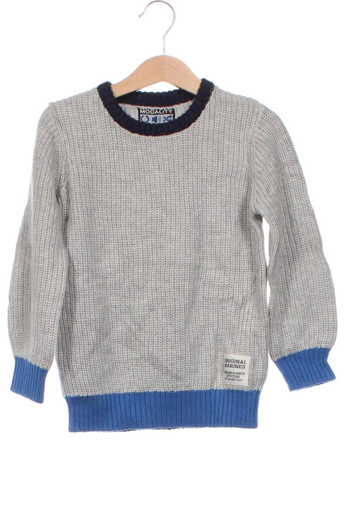 Dziecięcy sweter Original Marines, Rozmiar 4-5y/ 110-116 cm, Kolor Szary, Cena 48,99 zł