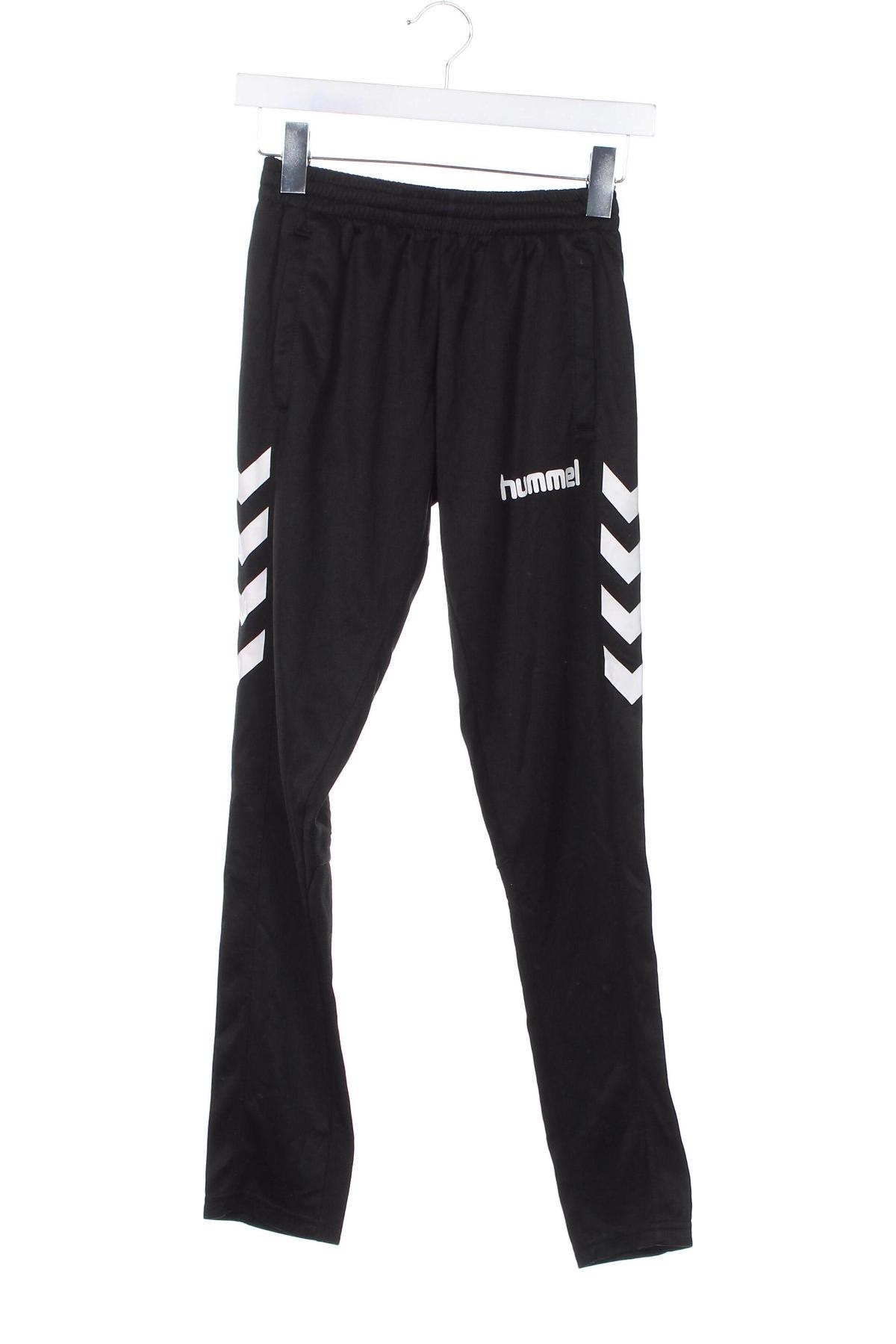 Pantaloni de trening, pentru copii Hummel, Mărime 13-14y/ 164-168 cm, Culoare Negru, Preț 39,99 Lei