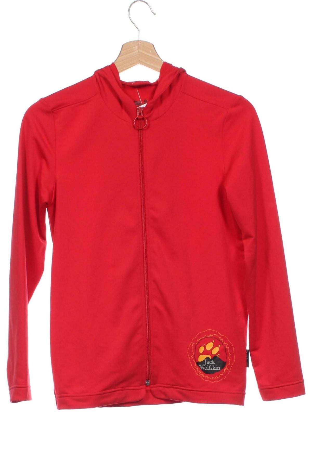 Kinder Sweatshirts Jack Wolfskin, Größe 10-11y/ 146-152 cm, Farbe Rot, Preis € 13,99