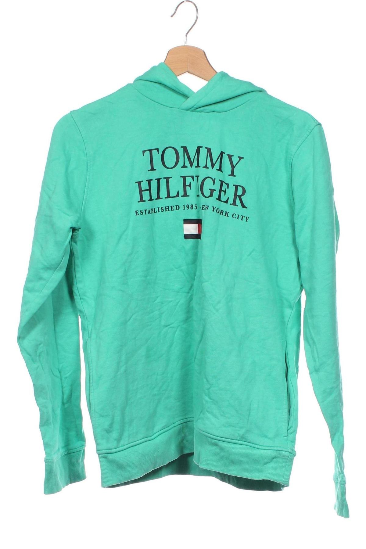 Hanorac pentru copii Tommy Hilfiger, Mărime 15-18y/ 170-176 cm, Culoare Verde, Preț 157,99 Lei