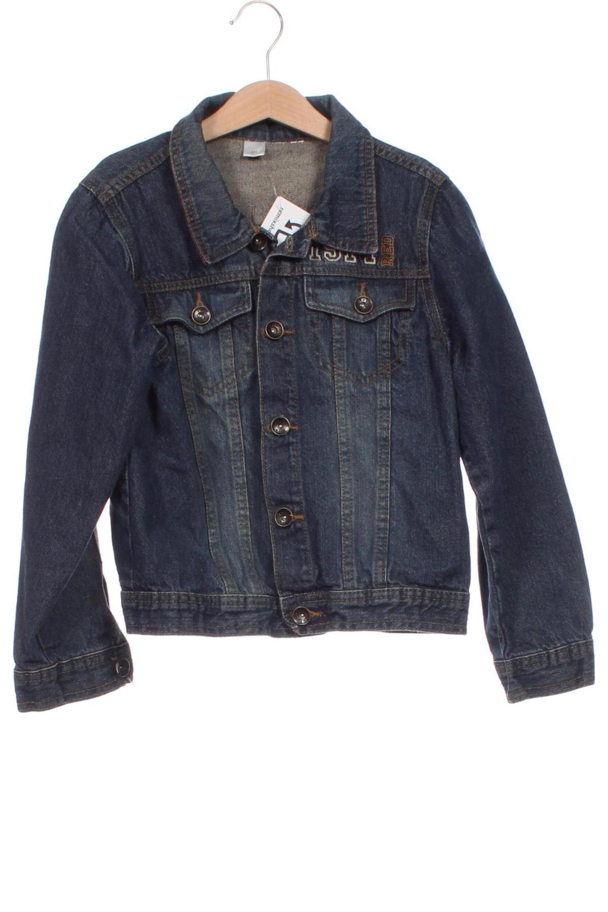 Kinder Jeansjacke, Größe 7-8y/ 128-134 cm, Farbe Blau, Preis 5,99 €