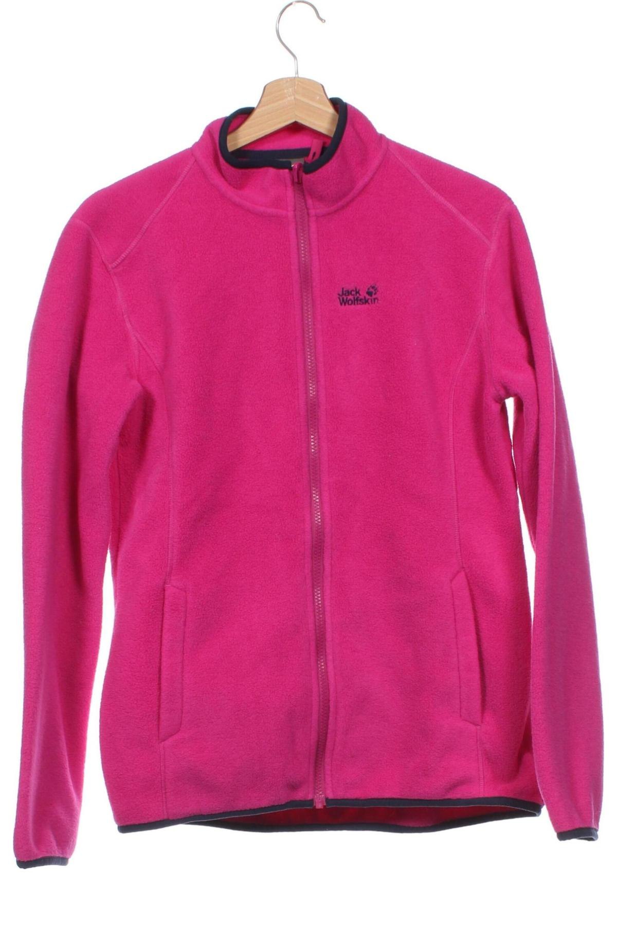 Kinder Fleece Jack Wolfskin, Größe 15-18y/ 170-176 cm, Farbe Lila, Preis 13,99 €