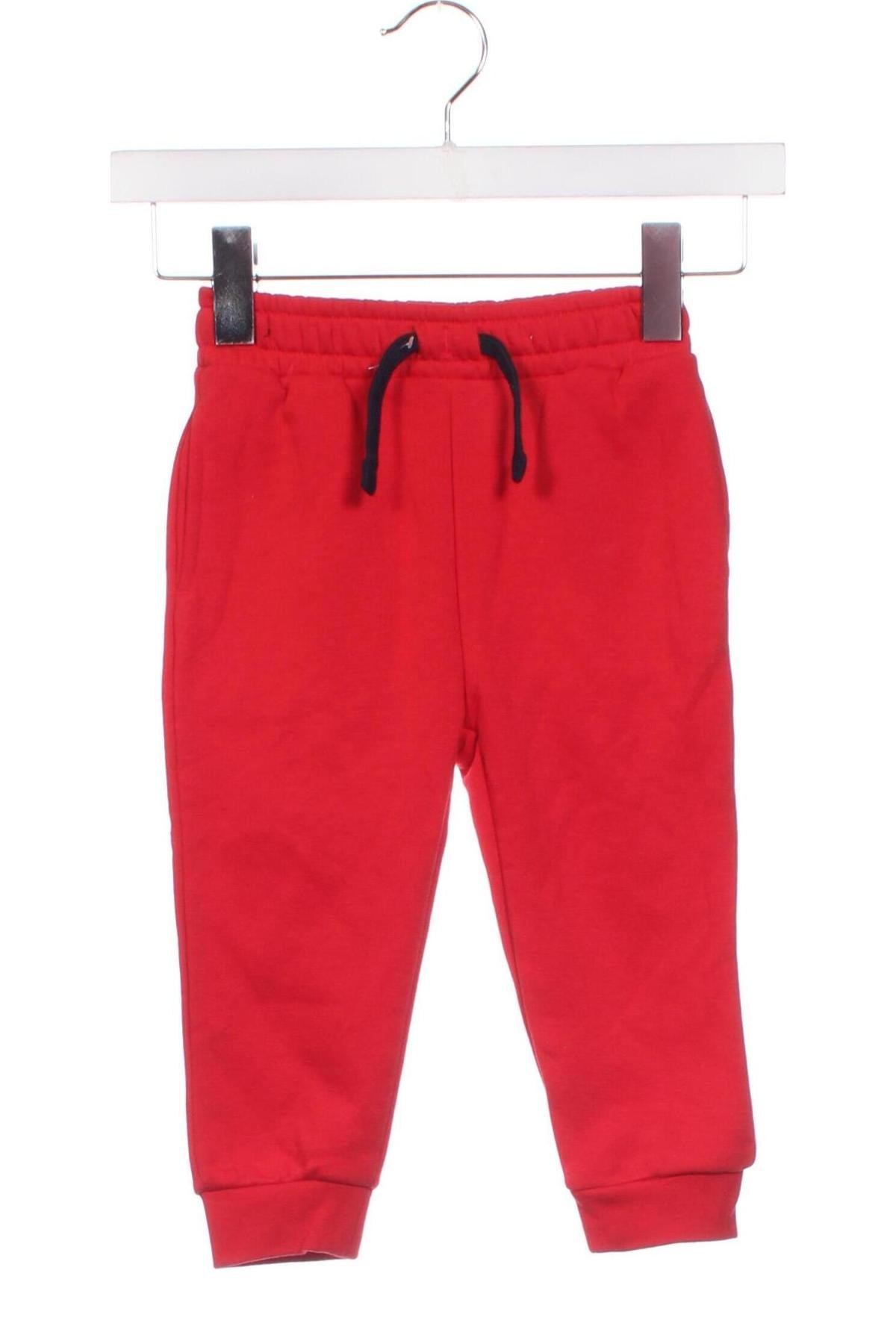 Pantaloni de trening, pentru copii, Mărime 18-24m/ 86-98 cm, Culoare Roșu, Preț 32,99 Lei