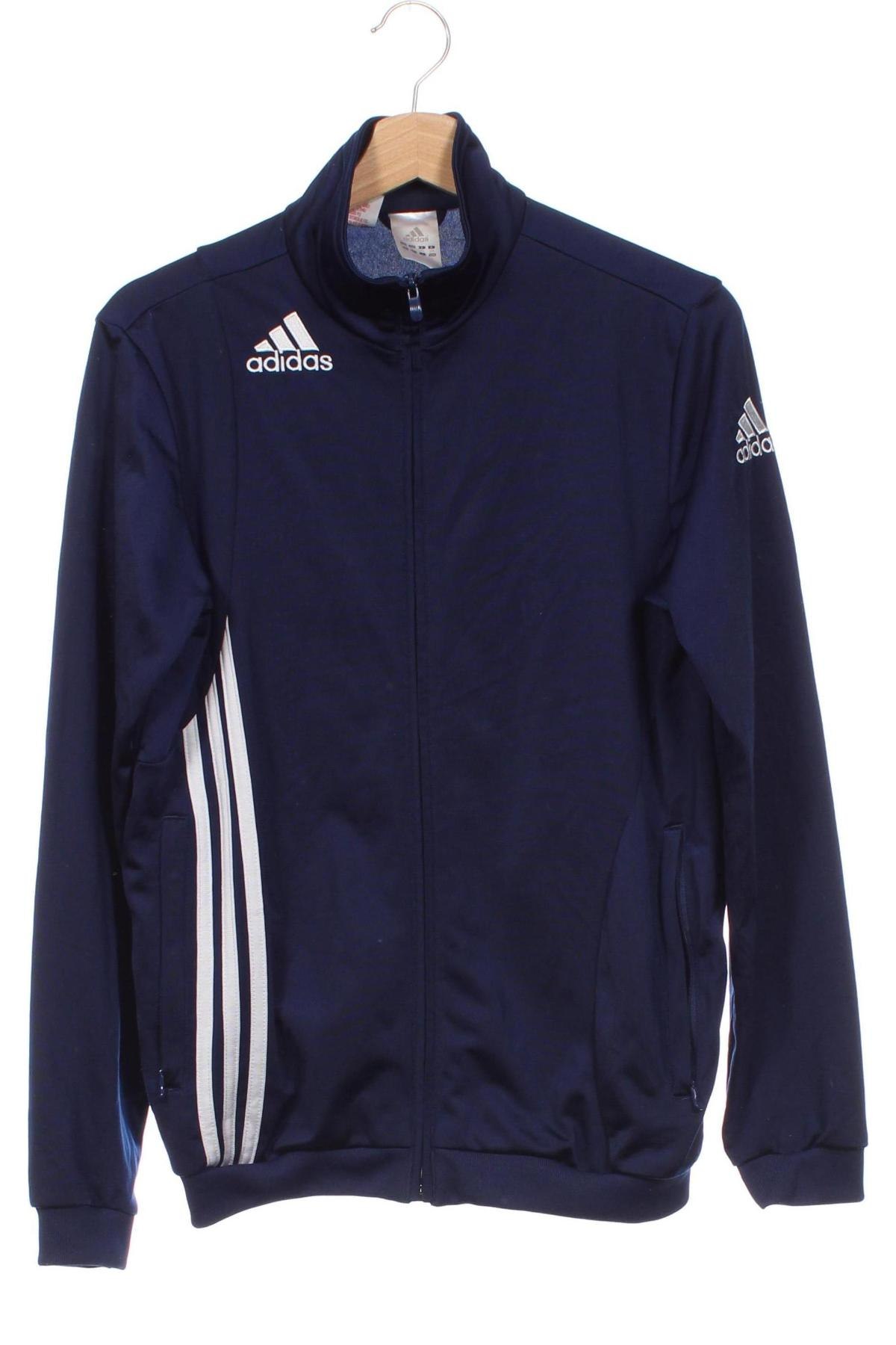 Dziecięca sportowa bluza Adidas, Rozmiar 12-13y/ 158-164 cm, Kolor Niebieski, Cena 91,99 zł