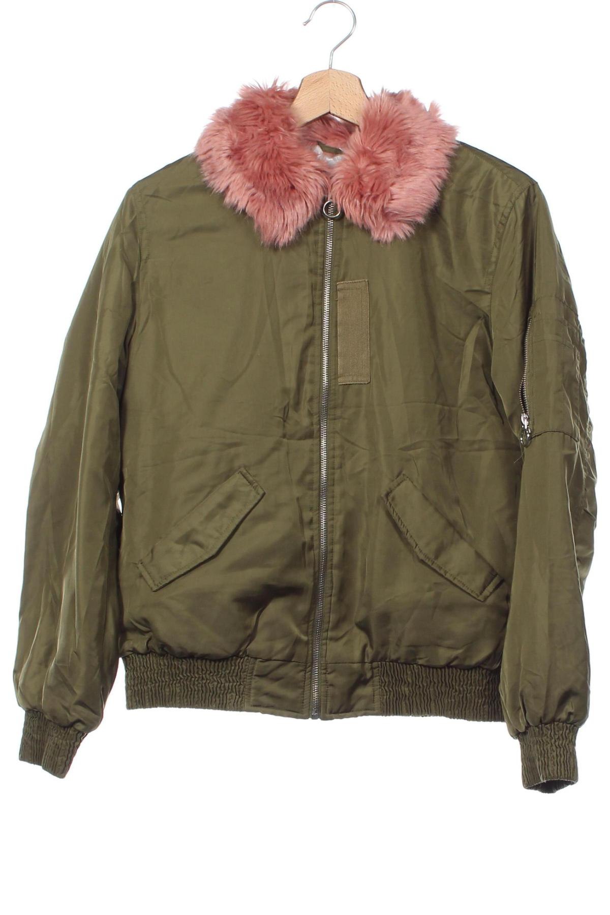 Kinderjacke Zara, Größe 13-14y/ 164-168 cm, Farbe Grün, Preis € 9,49