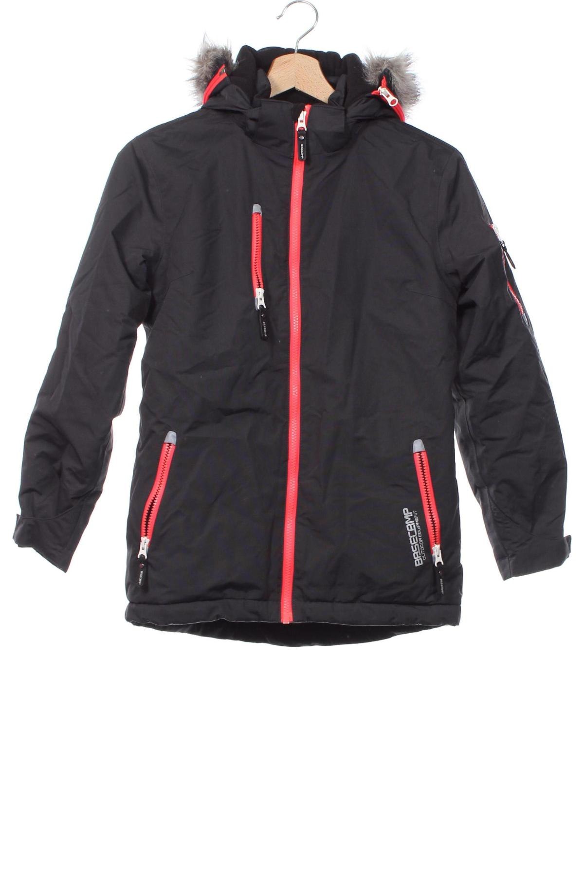 Kinderjacke für Wintersport Basecamp, Größe 11-12y/ 152-158 cm, Farbe Grau, Preis 30,95 €