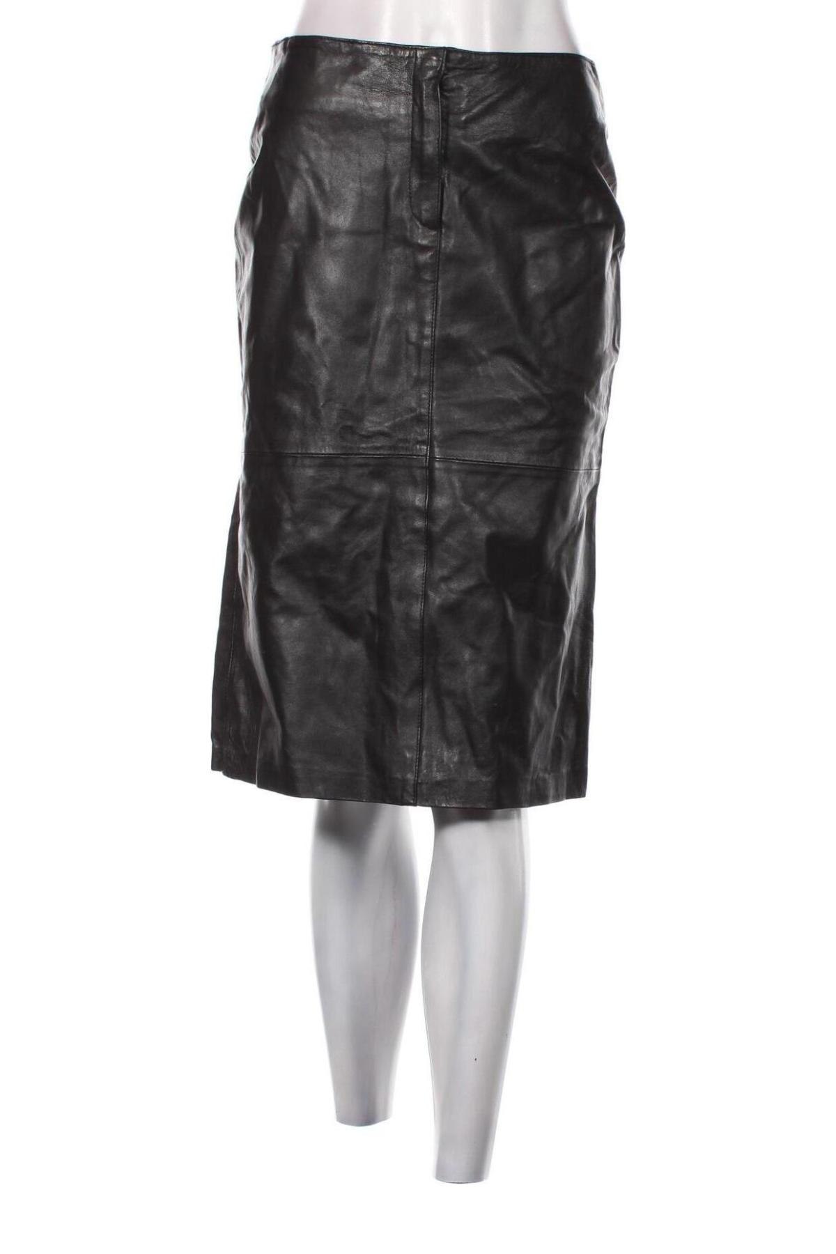 Lederrock Vero Moda, Größe S, Farbe Schwarz, Preis 27,99 €