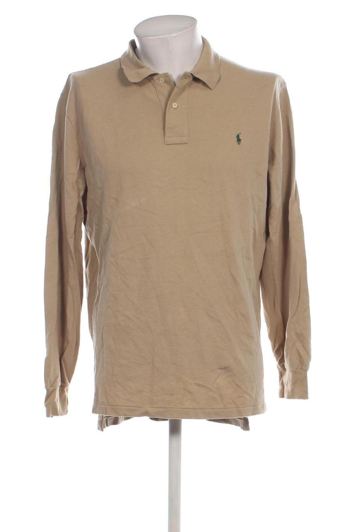 Pánske tričko  Polo By Ralph Lauren, Veľkosť L, Farba Béžová, Cena  21,95 €