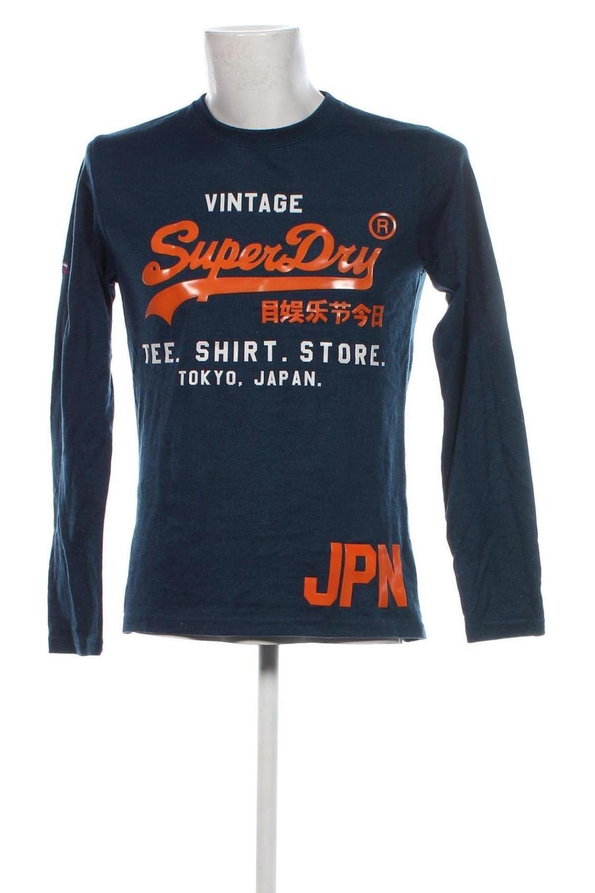 Herren Shirt Superdry, Größe M, Farbe Blau, Preis € 11,49