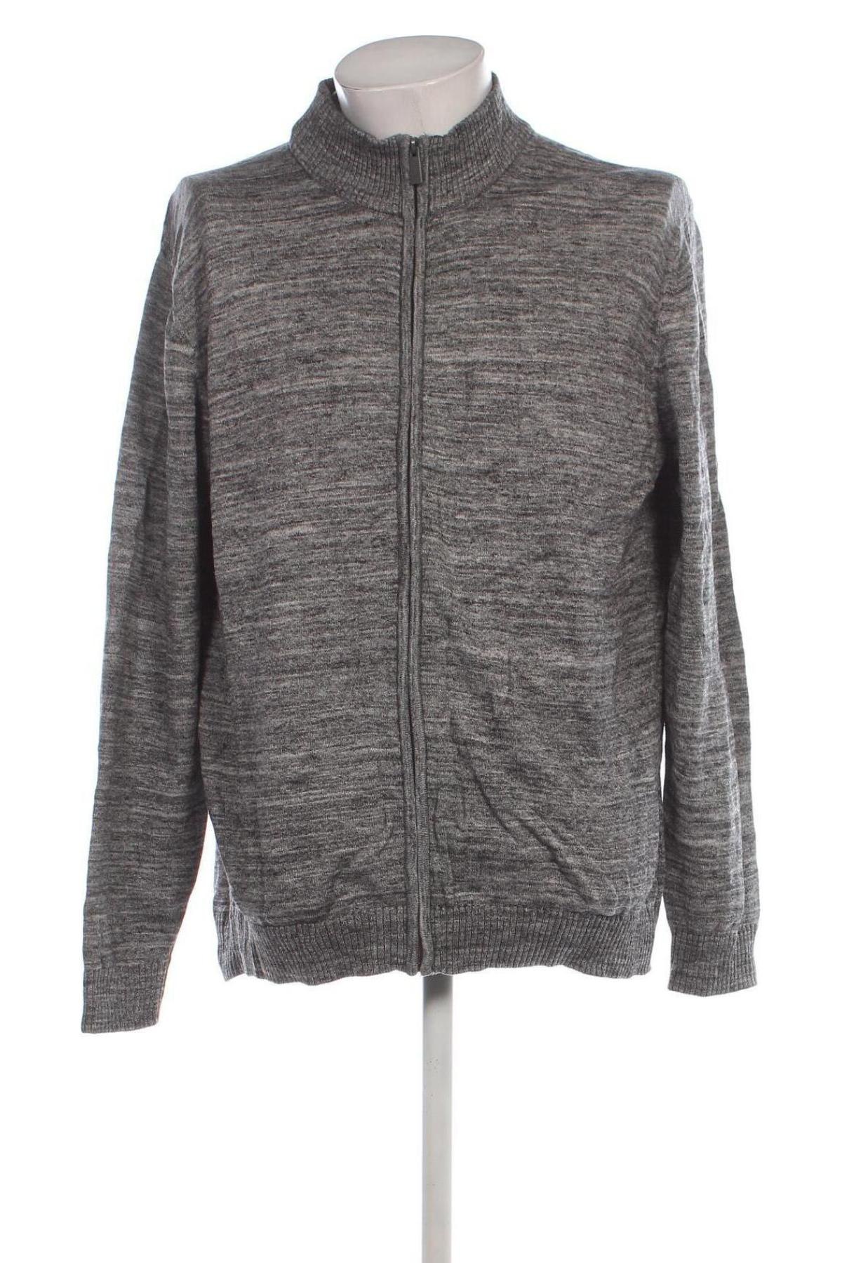 Herren Strickjacke C&A, Größe XXL, Farbe Grau, Preis 11,49 €