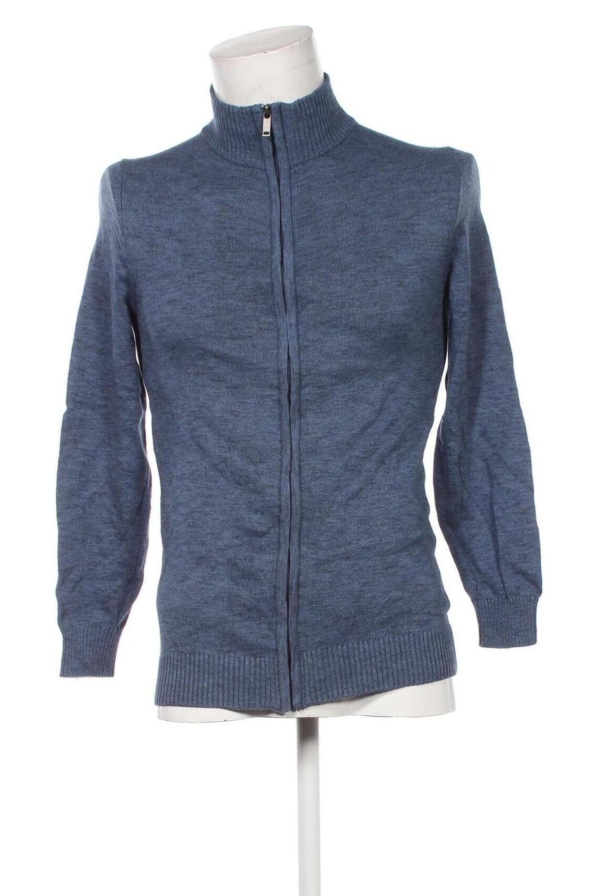 Herren Strickjacke C&A, Größe S, Farbe Blau, Preis 15,49 €