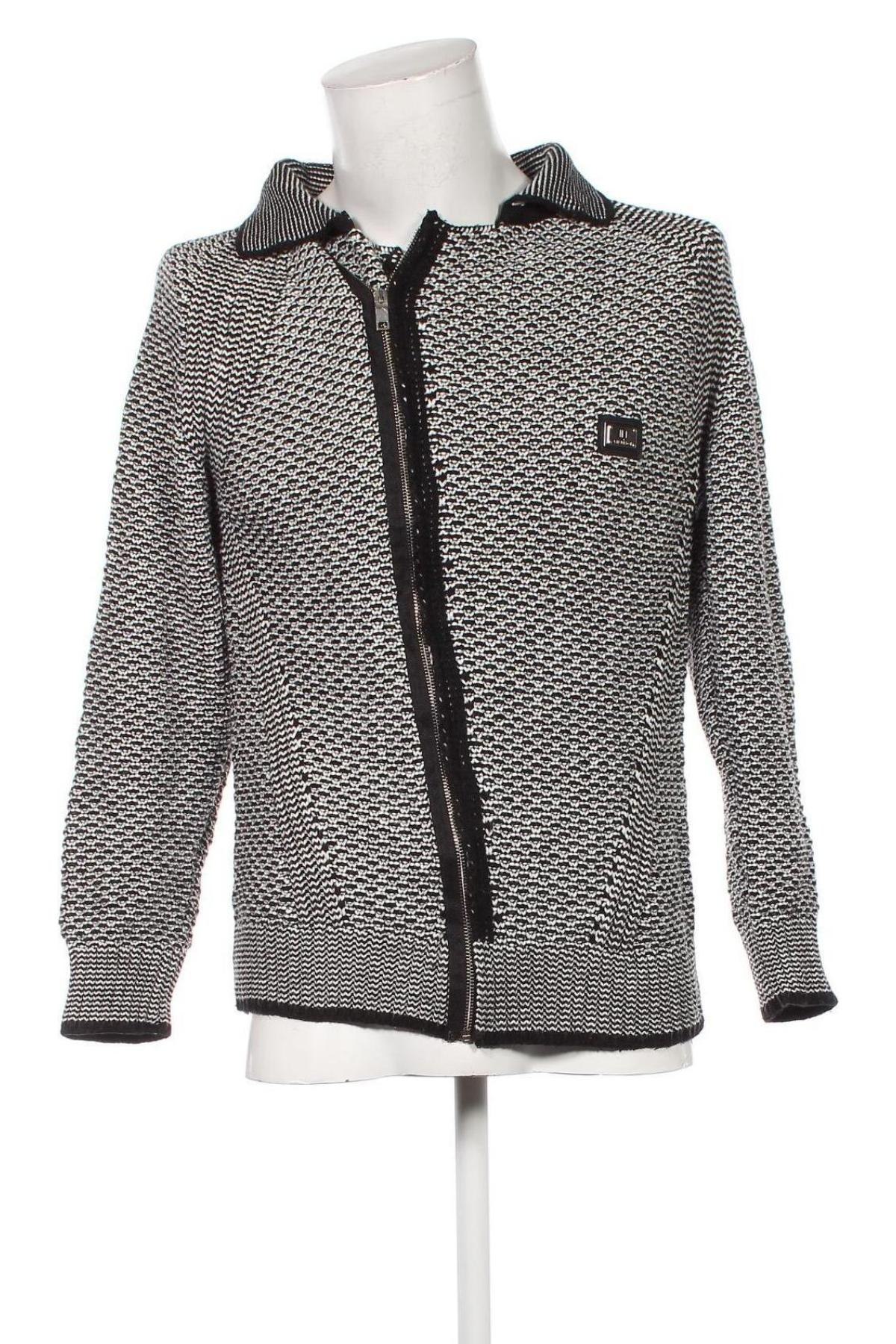 Herren Strickjacke Leif Nelson, Größe L, Farbe Mehrfarbig, Preis 16,99 €