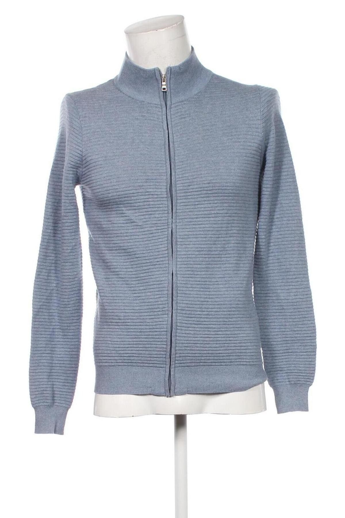 Herren Strickjacke Miller & Monroe, Größe S, Farbe Blau, Preis 8,99 €